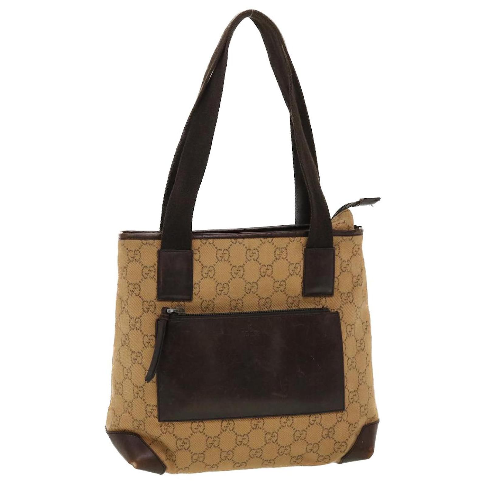 Black Gucci GG Canvas Tote Bag