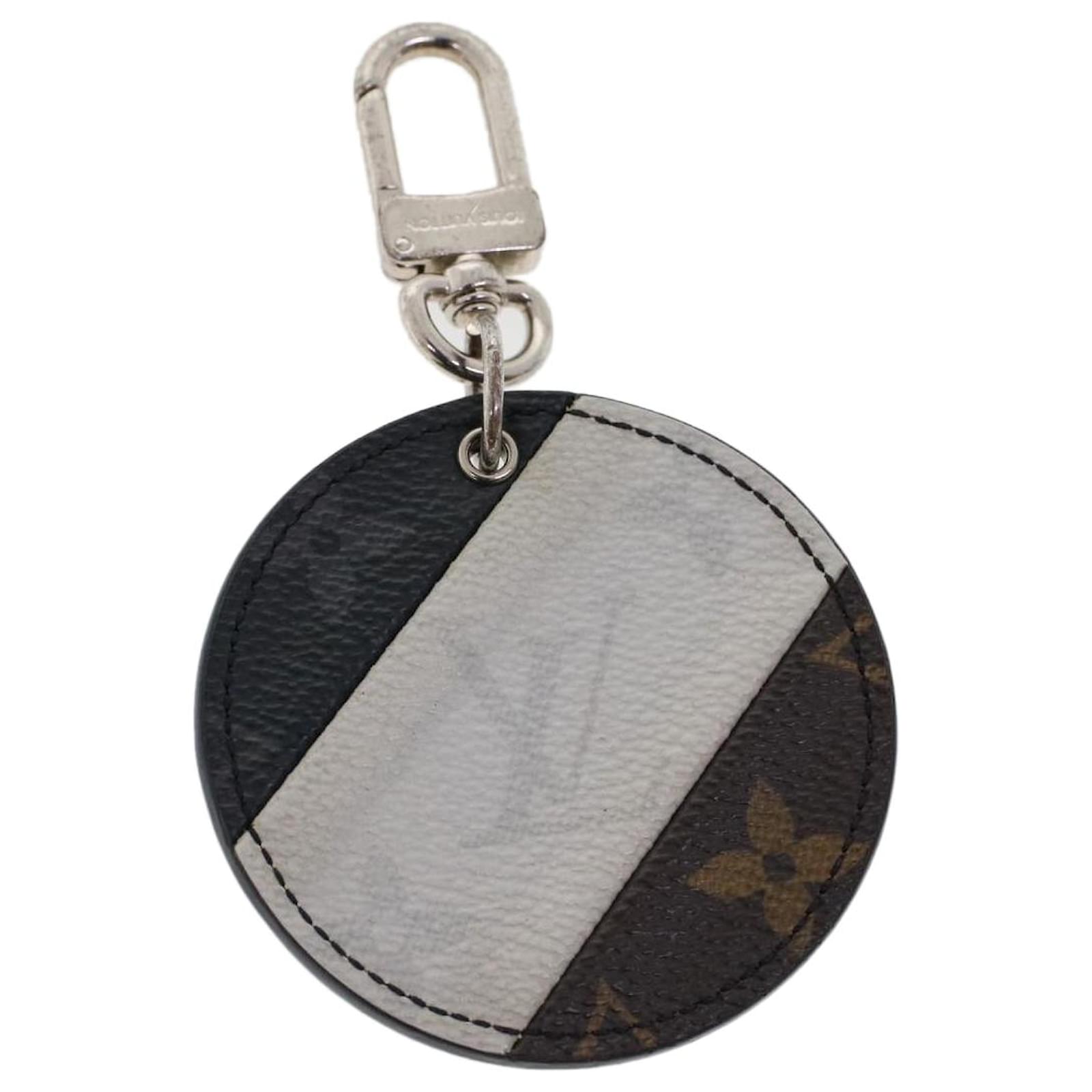 LOUIS VUITTON Monogram Eclipse Dragonne Bag Charm Key Holder