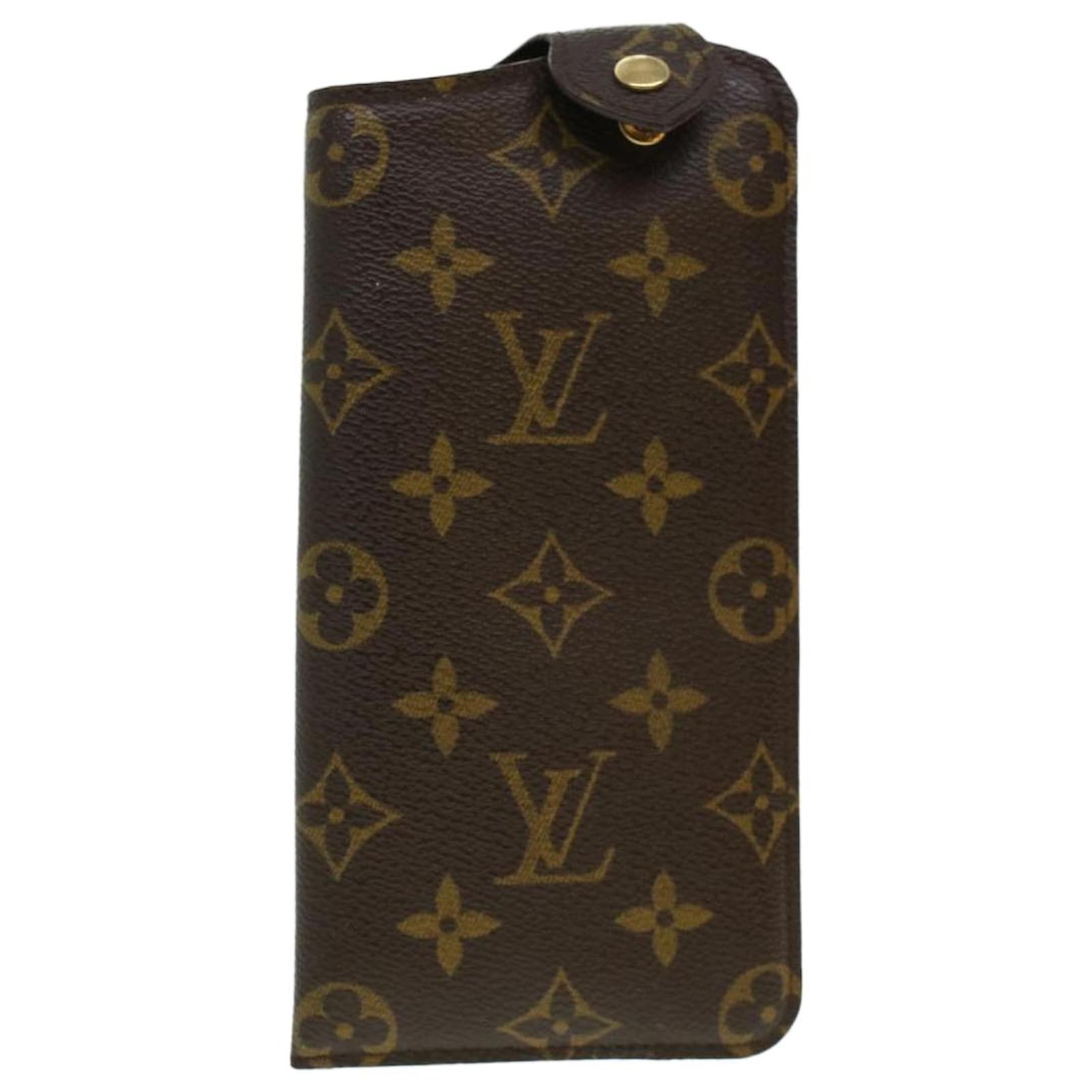 LOUIS VUITTON Monogram Etui A Lunettes MM Glasses Case M66544 LV Auth  am101b