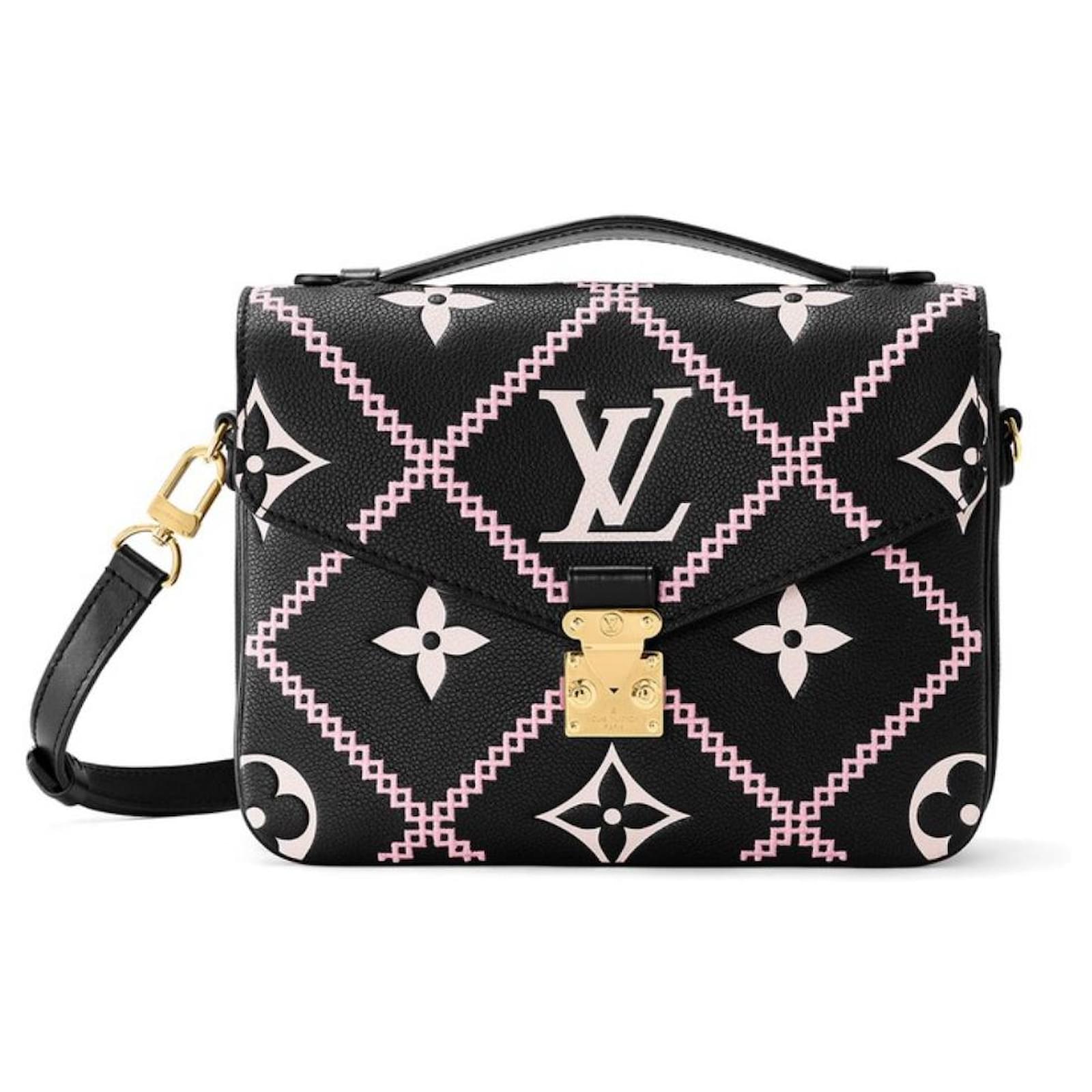 Louis Vuitton LV Metis limited edition new Black Leather ref