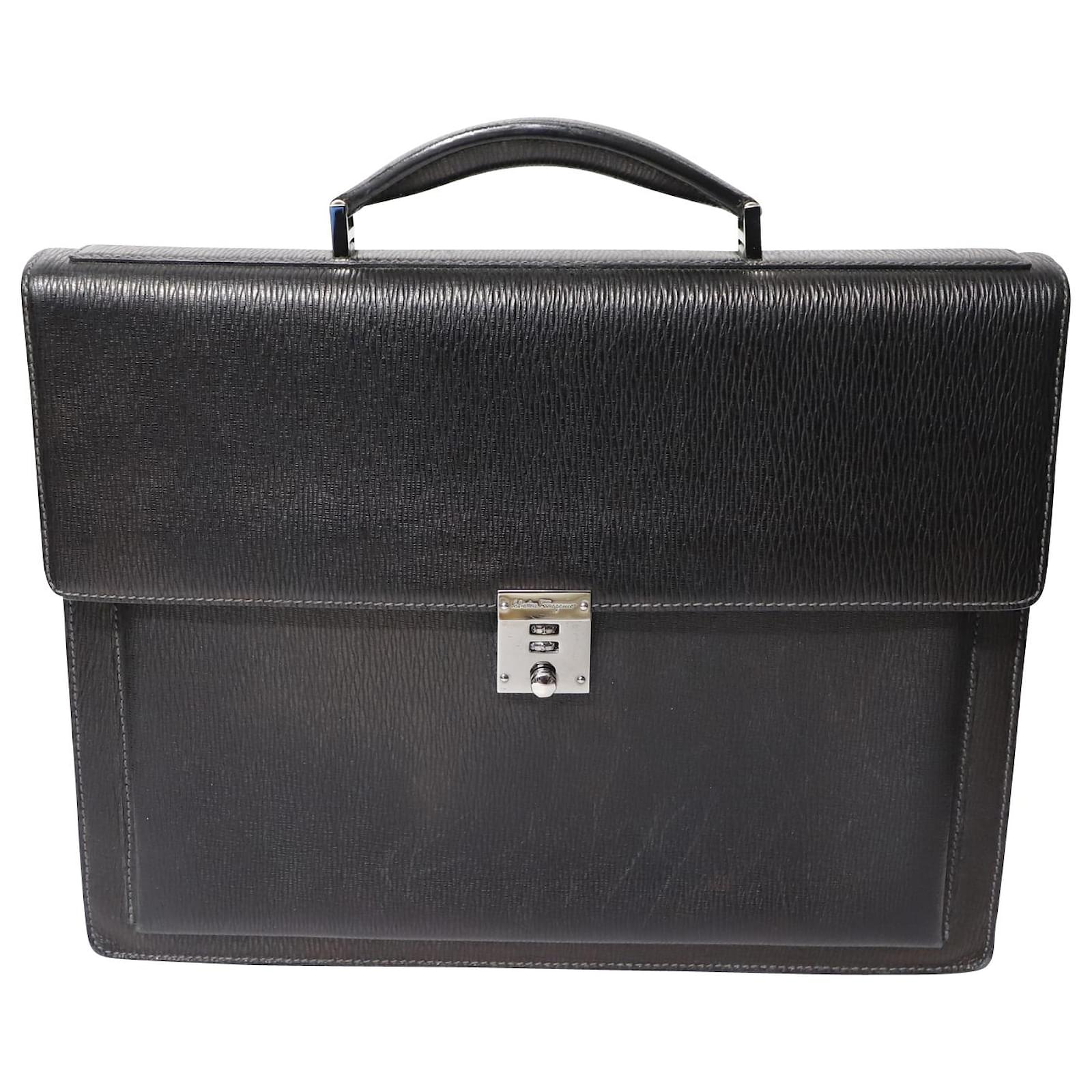 Ferragamo shop mens briefcase