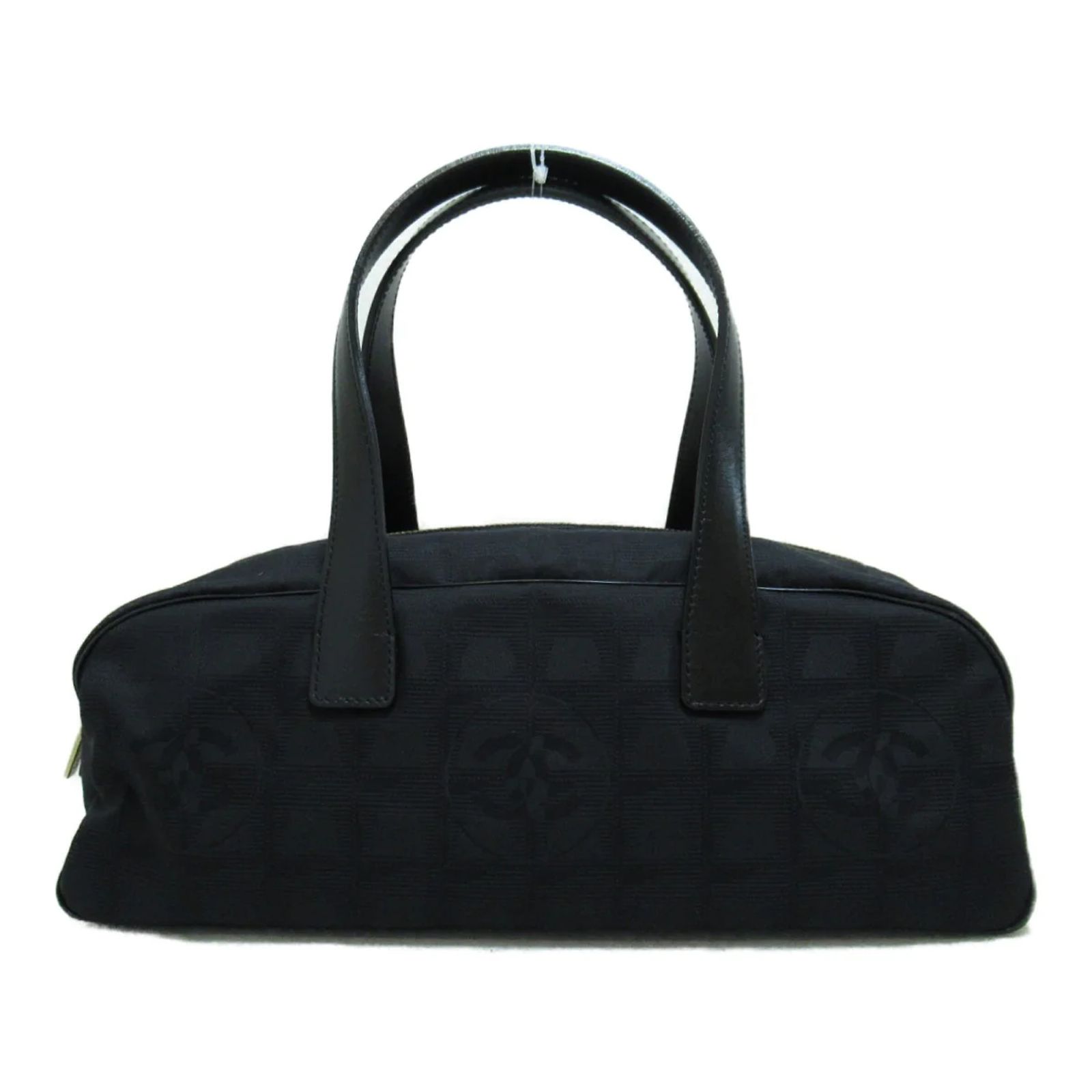 Chanel New Travel Line Mini Boston Bag Black Cloth ref.962659