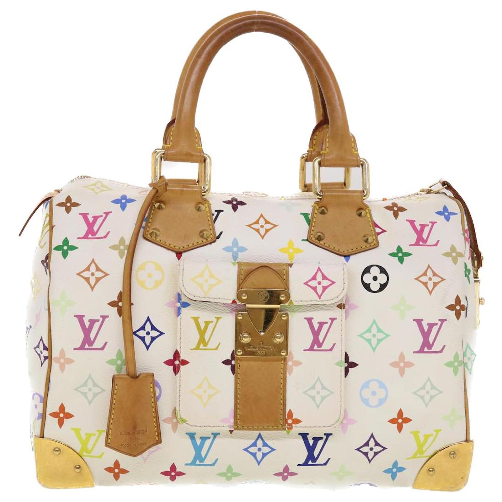 LOUIS VUITTON SPEEDY CHAIN HANDBAG 20 M40988 CANVAS MONOGRAM BAG