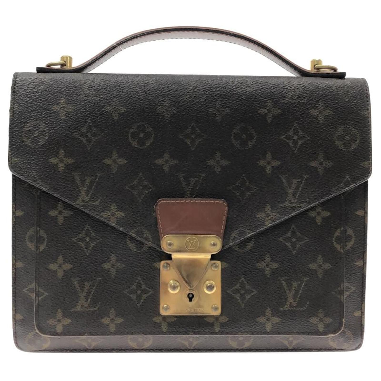 Louis Vuitton Monceau Brown Cloth ref.962977 - Joli Closet