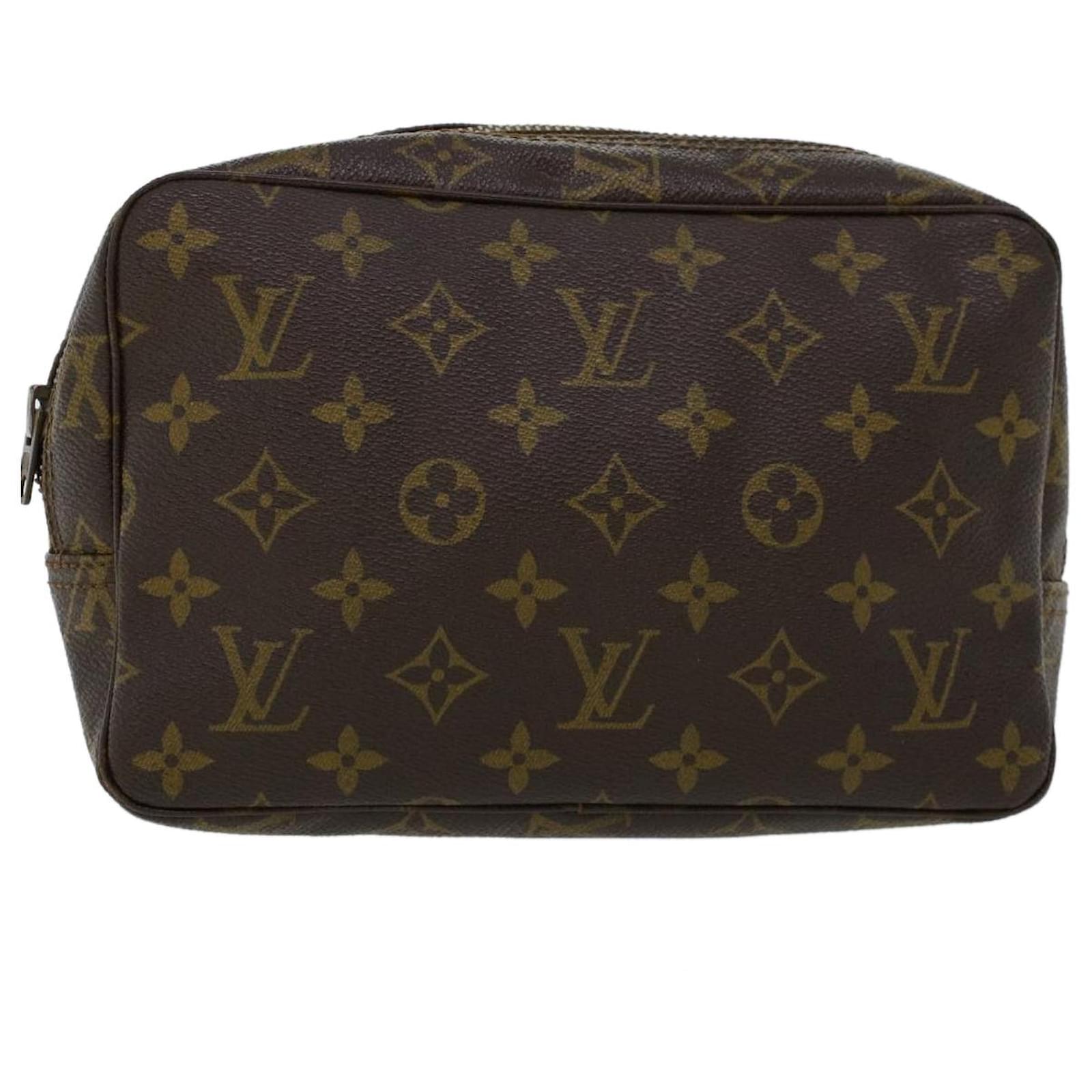 Louis Vuitton Baikal Brown Leather Clutch Bag (Pre-Owned)