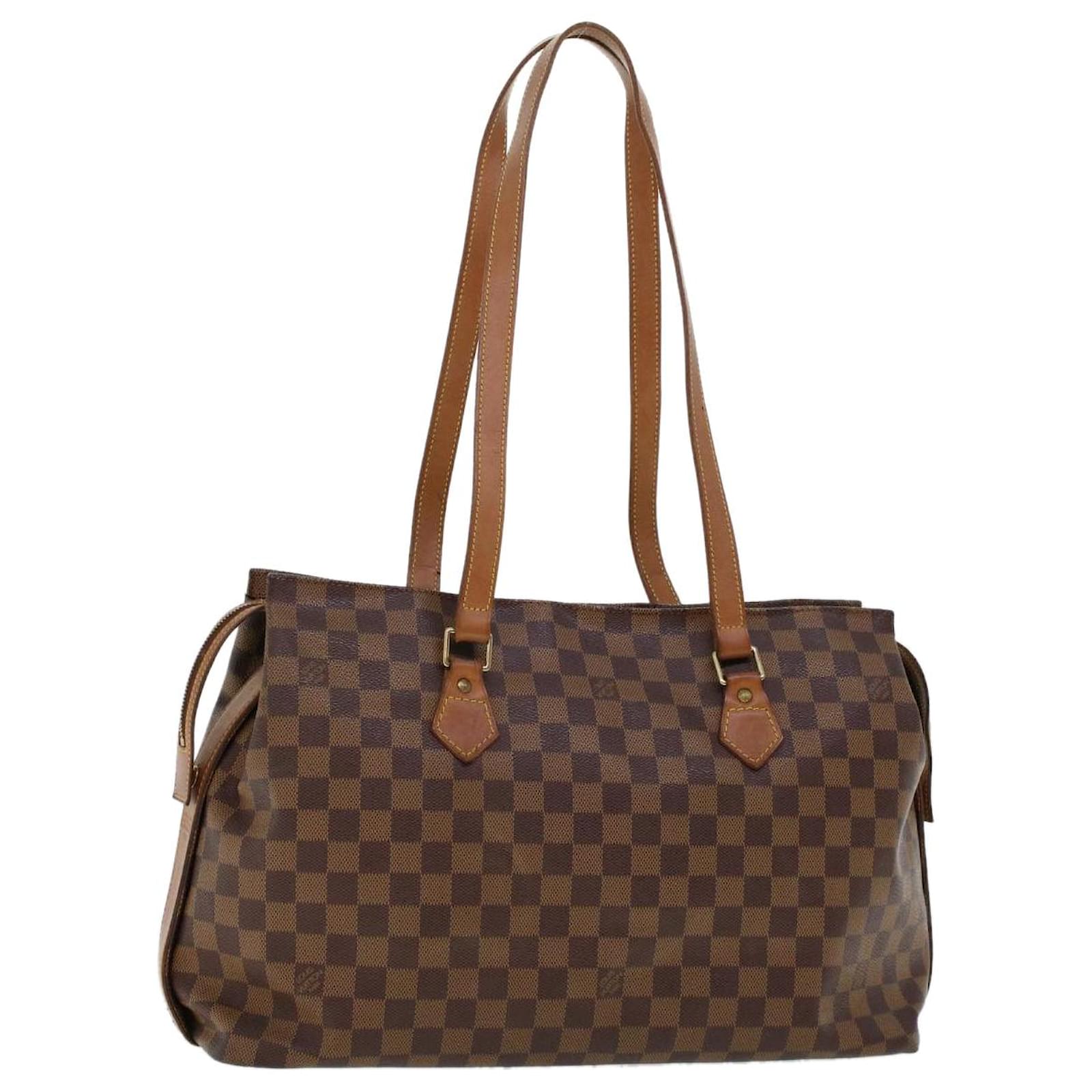 Louis Vuitton Saleya PM Tote Damier Ebene Shoulder Bag/ Handbag dust bag