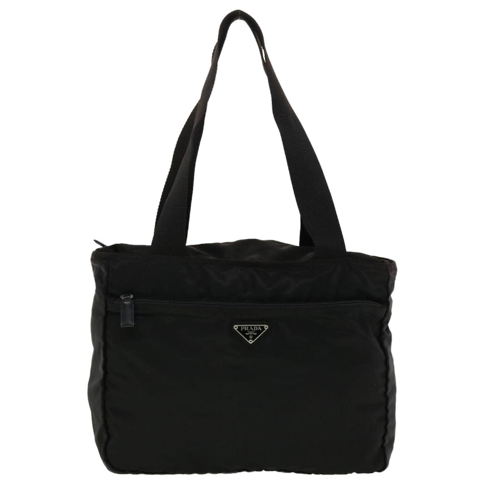 Prada Tessuto City Nylon Tote Bag in Black