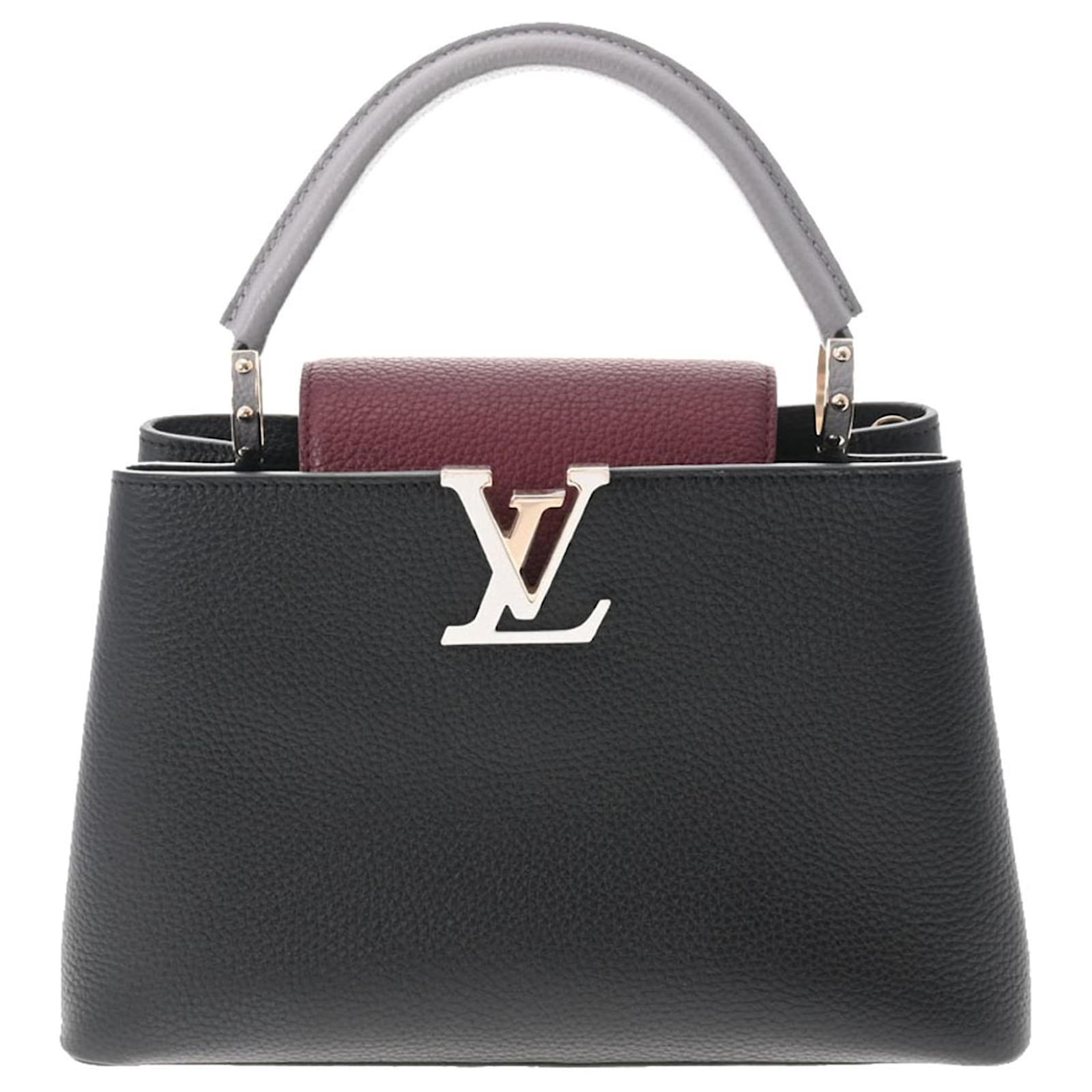 Louis Vuitton Capucines Black Leather ref.963880 - Joli Closet