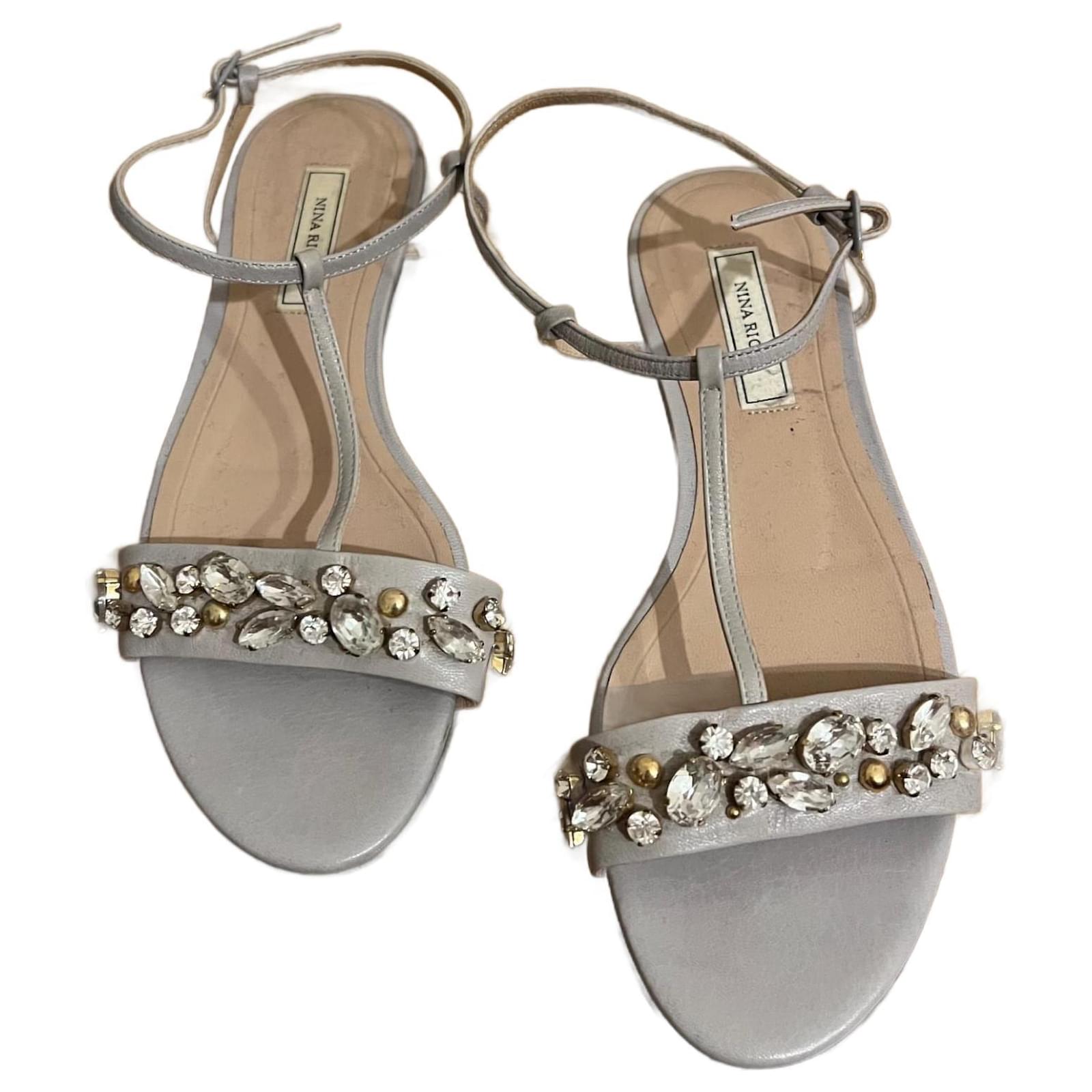 Nina store rhinestone sandals