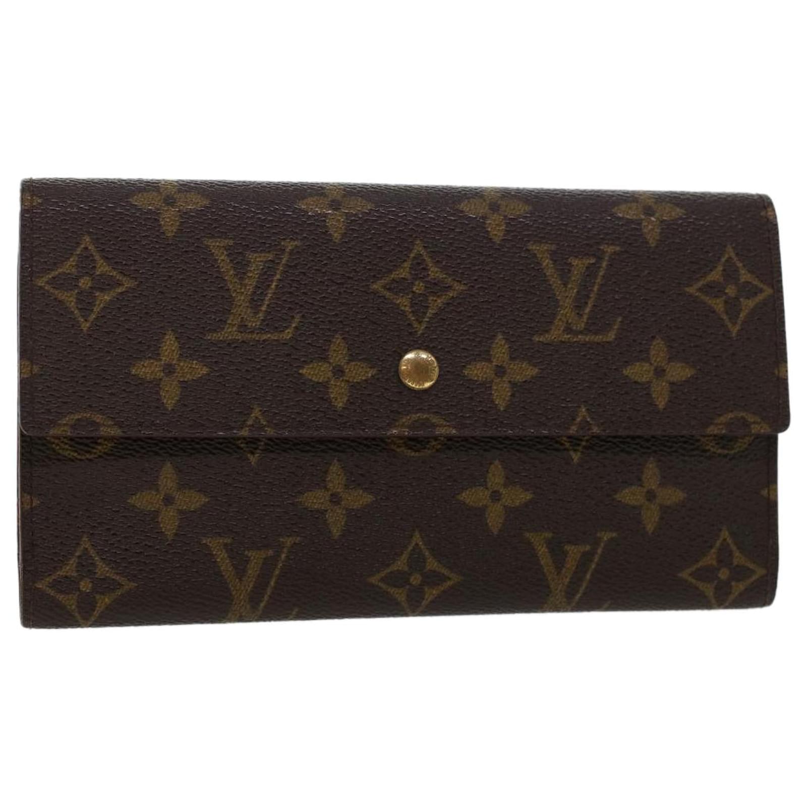 LOUIS VUITTON Monogram Porte Monnaie Bie Wallet E1398S LV Auth 41740,   in 2023