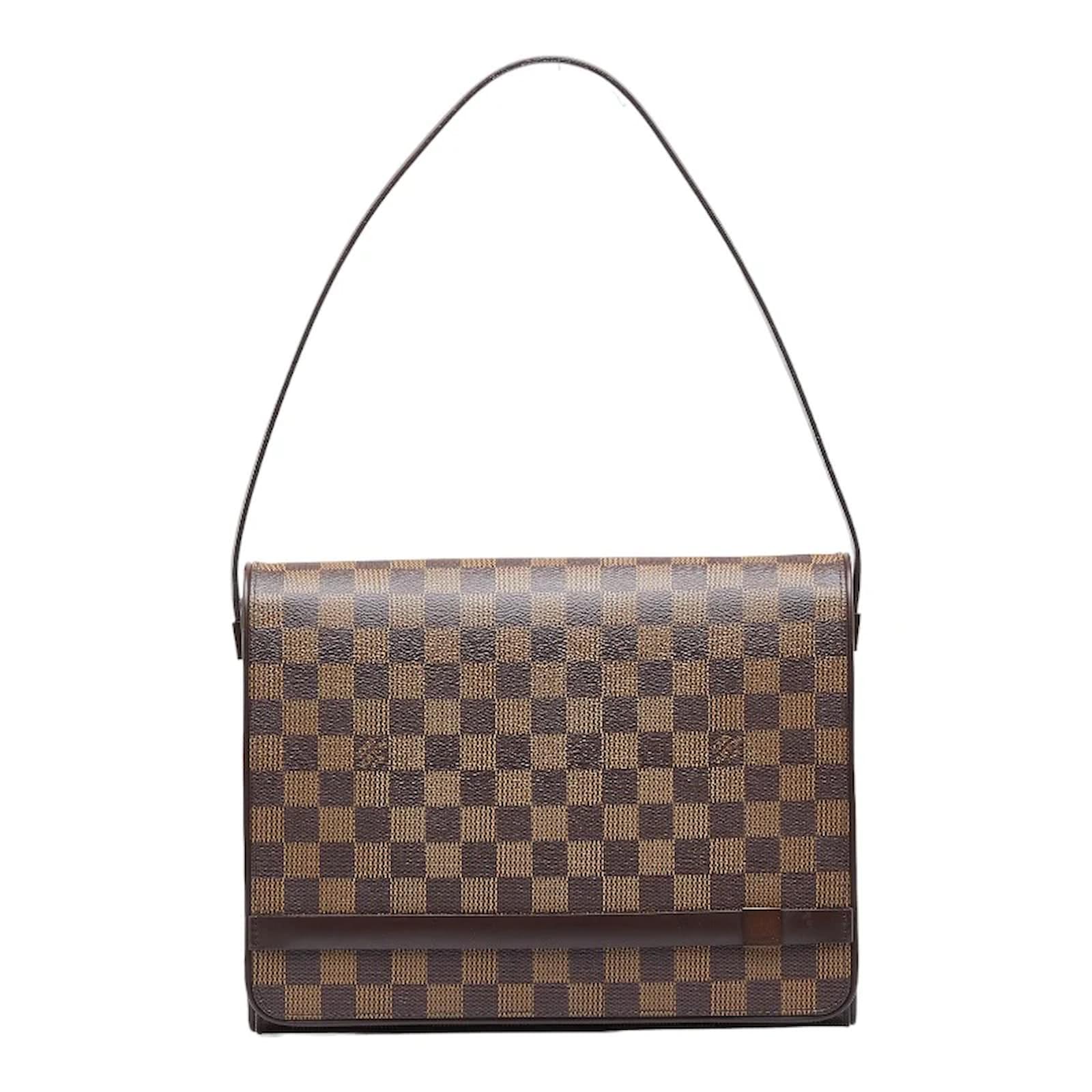 Louis Vuitton Damier Ebene Bloomsbury PM N42251 Brown Cloth ref