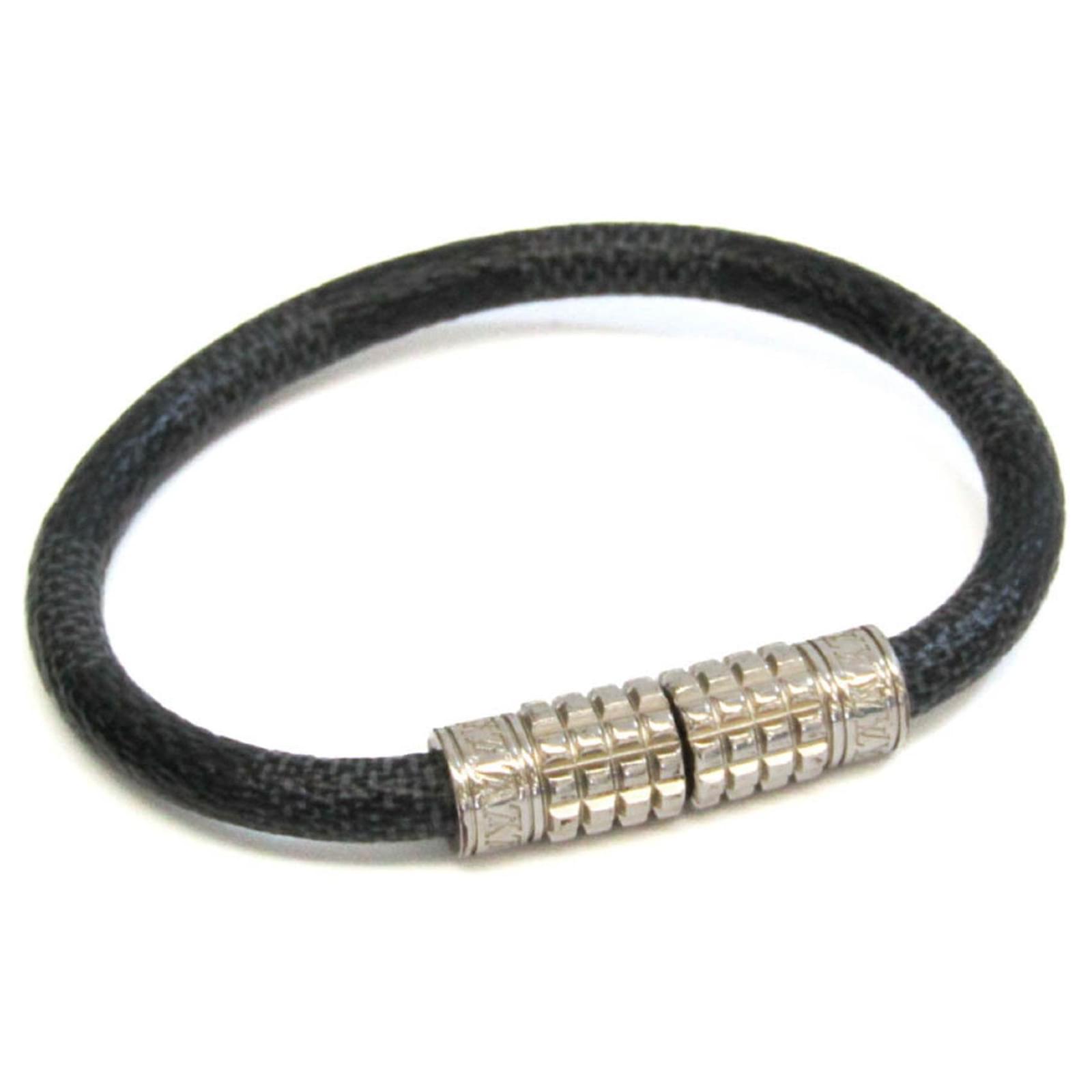 Louis Vuitton Damier Digit Graphite Bracelet Black