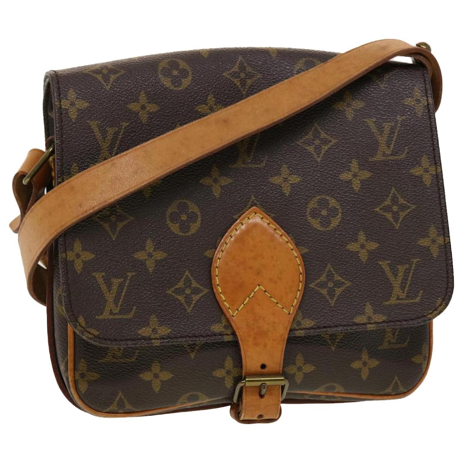 Louis Vuitton Cartouchiere MM Monogram Canvas Shoulder Bag on SALE