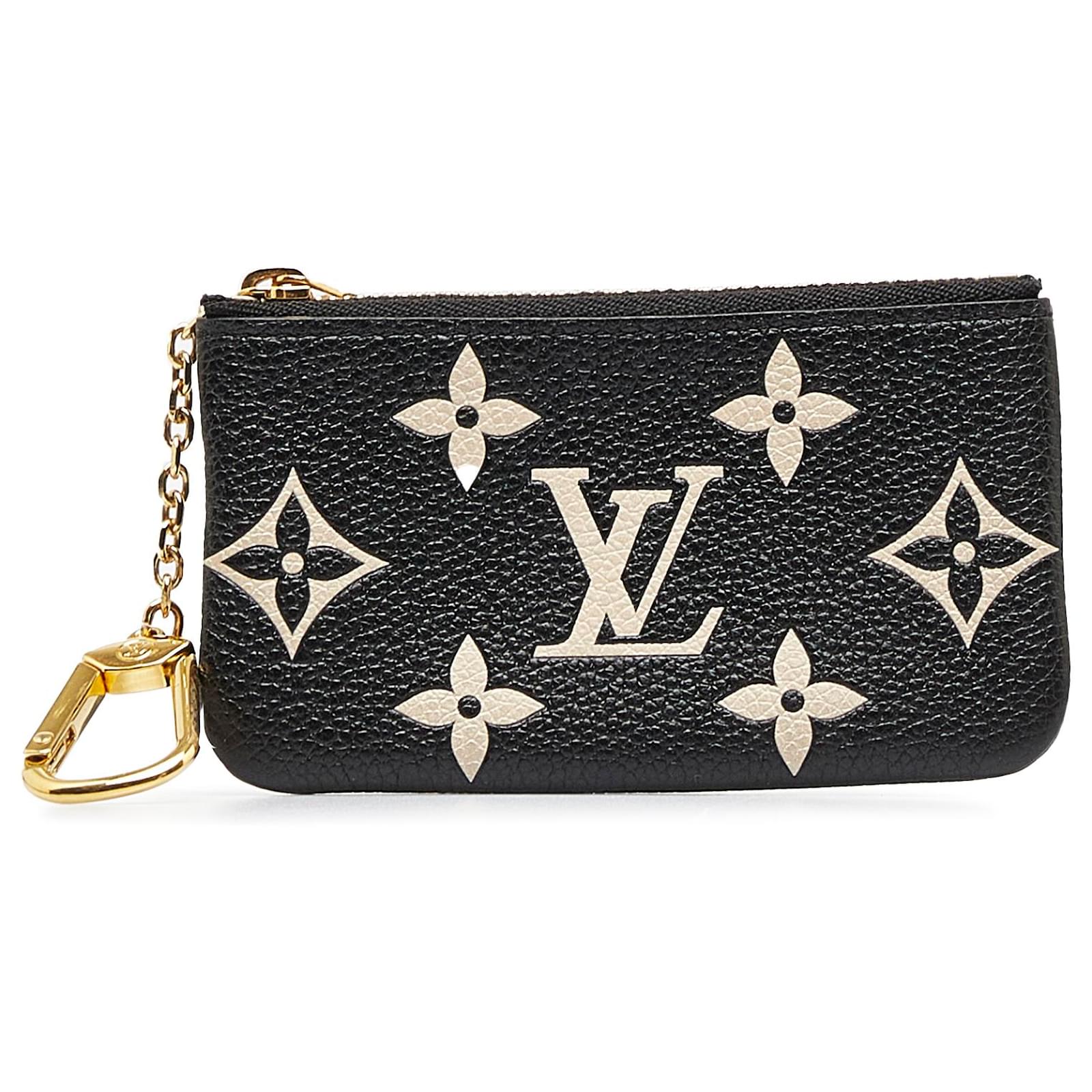 Louis Vuitton Black Monogram Giant Pochette Cles Leather ref.964724 - Joli  Closet
