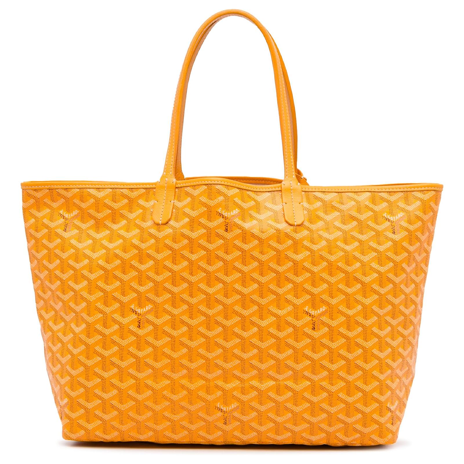 Yellow Goyard Saint Louis PM Tote Bag