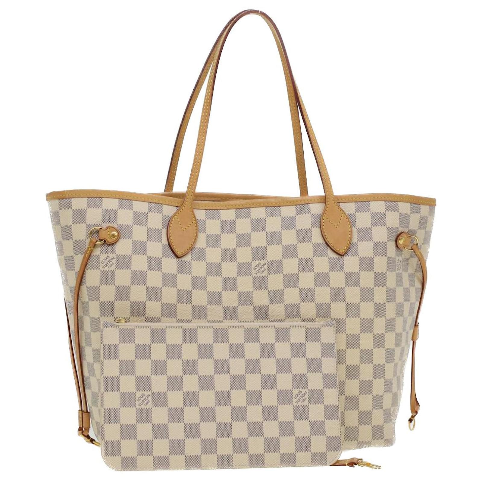 LOUIS VUITTON Damier Azur Neverfull MM Tote Bag N41605 LV Auth fm2414 ref.964842 Joli Closet