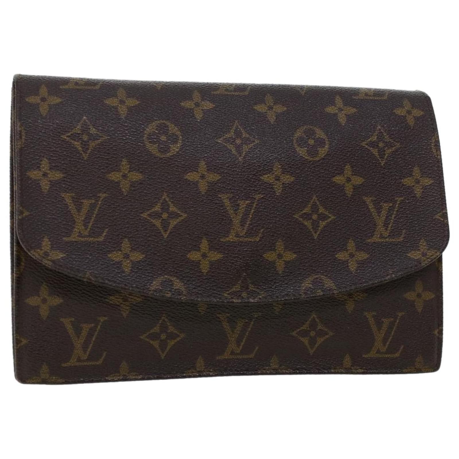 Louis Vuitton Monogram Pochette rabat 23 Clutch Bag M51931 LV Auth