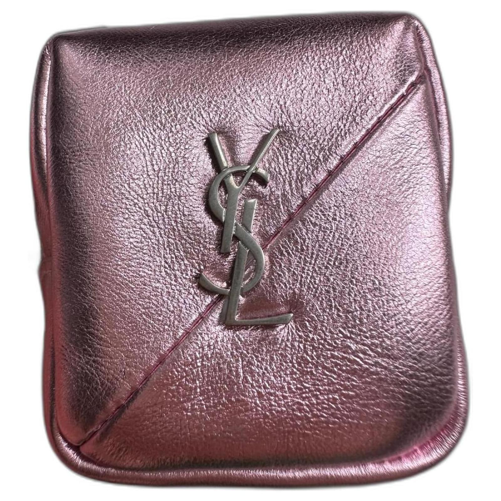 Saint Laurent Bag charms Pink Leather ref.965126 - Joli Closet