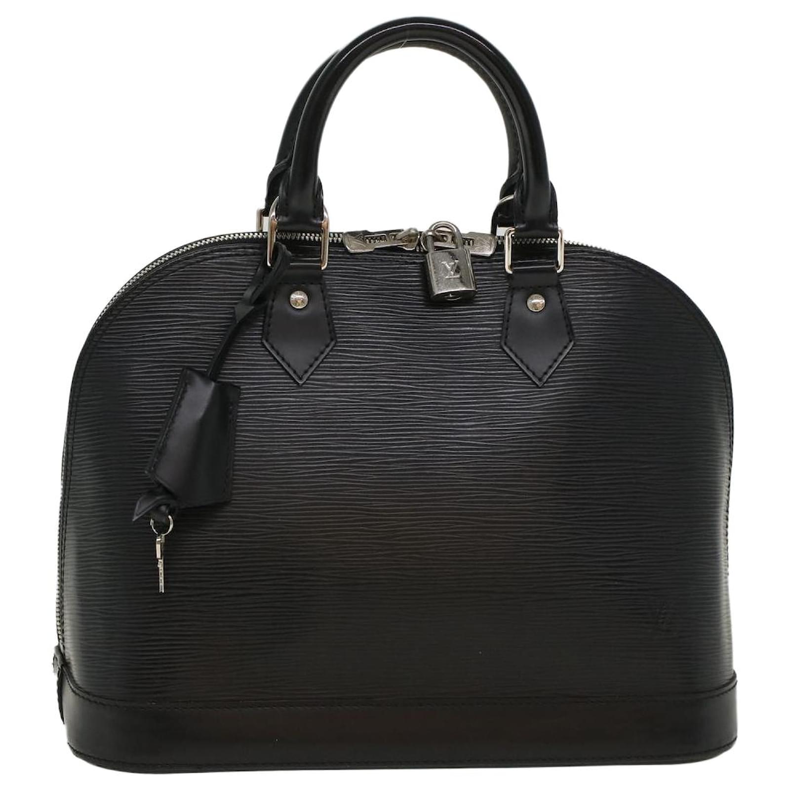 LOUIS VUITTON Epi Alma PM Hand Bag Noir black M40302 LV Auth 45329 Leather  ref.965168 - Joli Closet