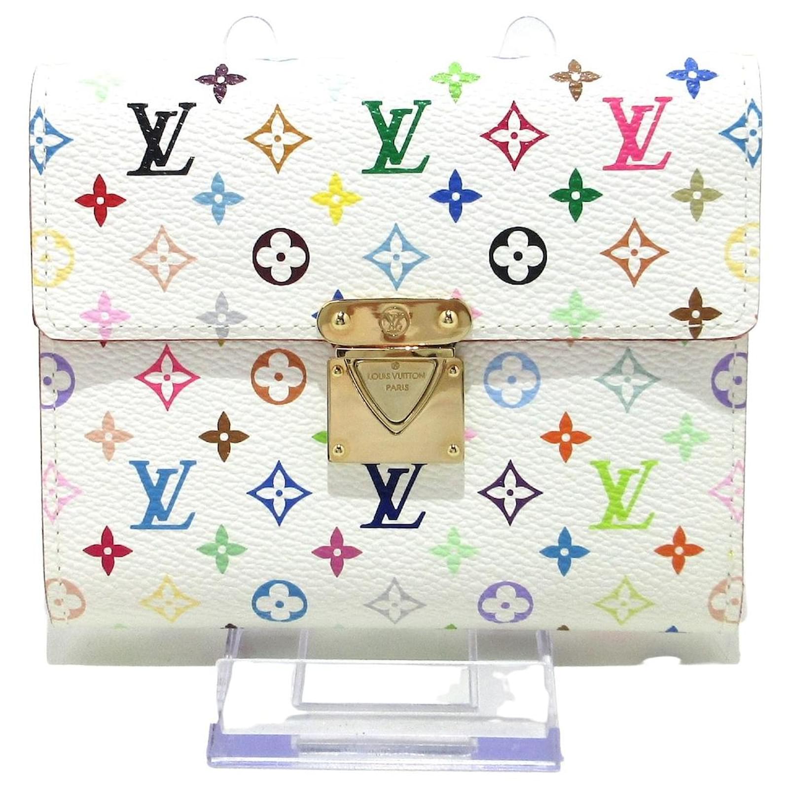 Louis Vuitton Multicolor Portefeuille Koala Bifold Wallet White M58081 Lv