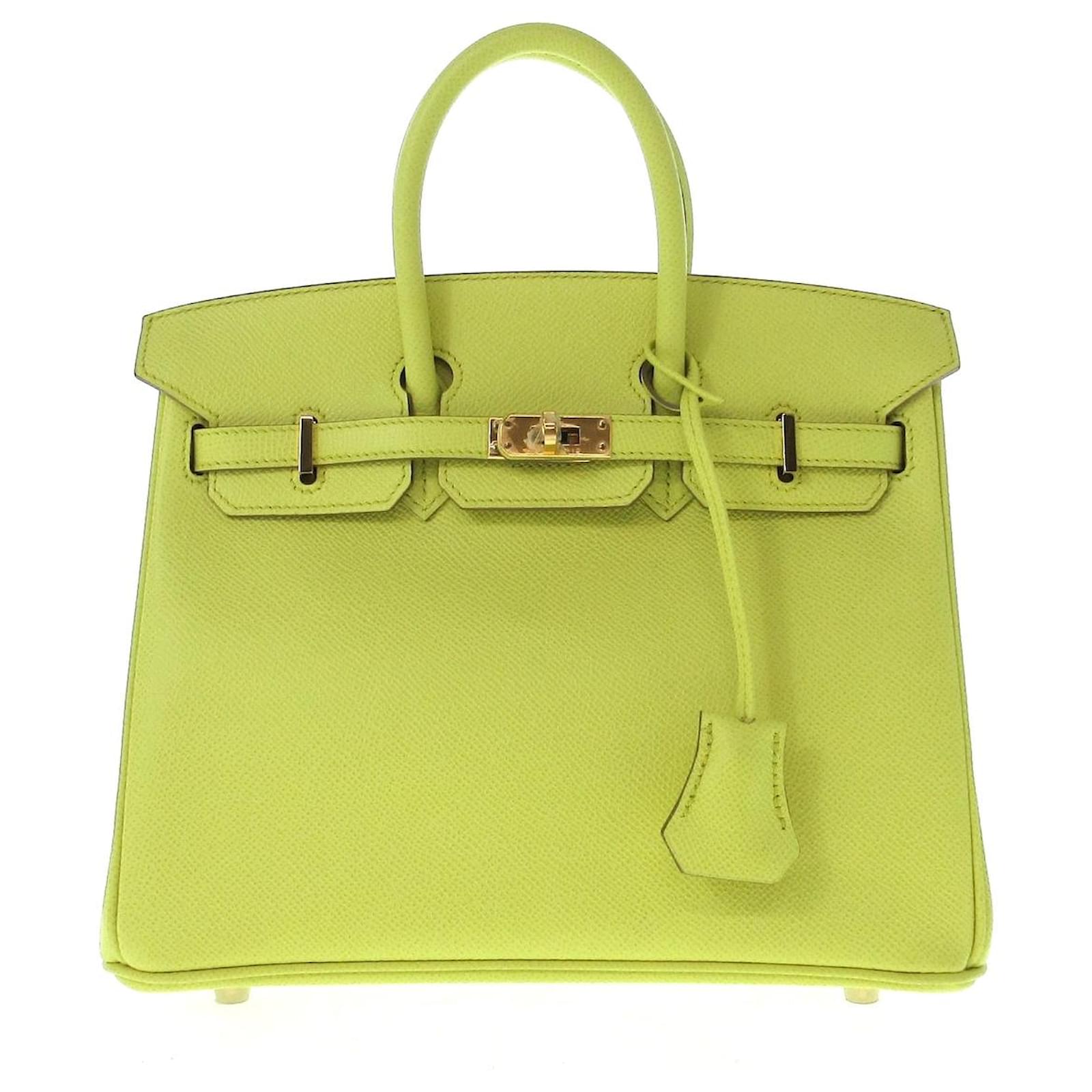 Lime green sale birkin bag