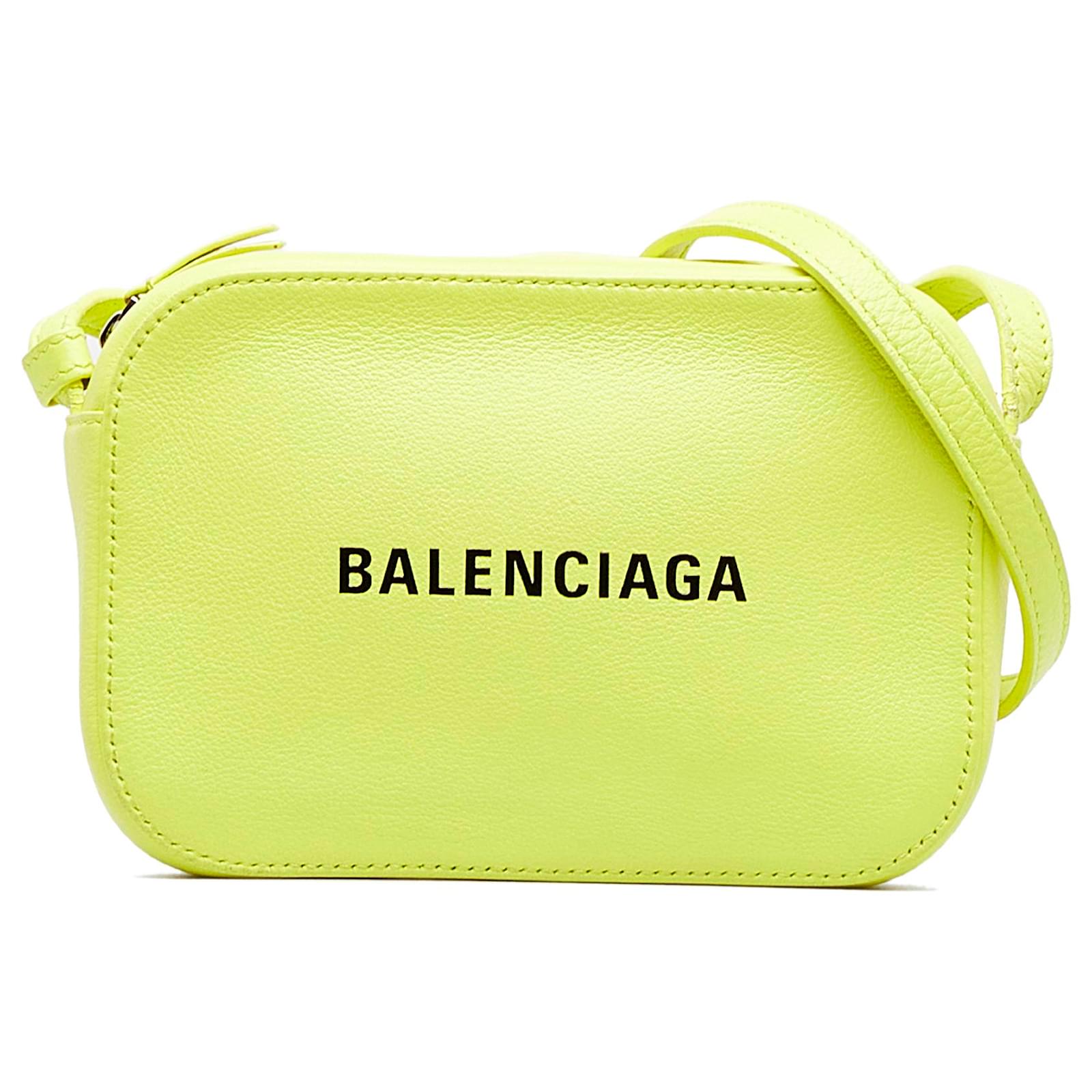 Balenciaga Everyday Camera XS Bag 552372 Black Leather Pony-style