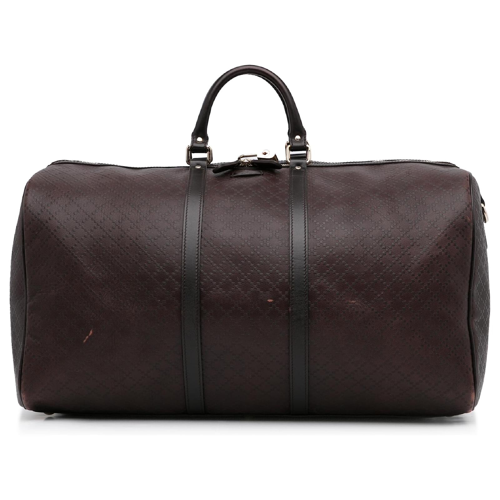 GUCCI Monogram Travel Backpack Dark Brown | FASHIONPHILE