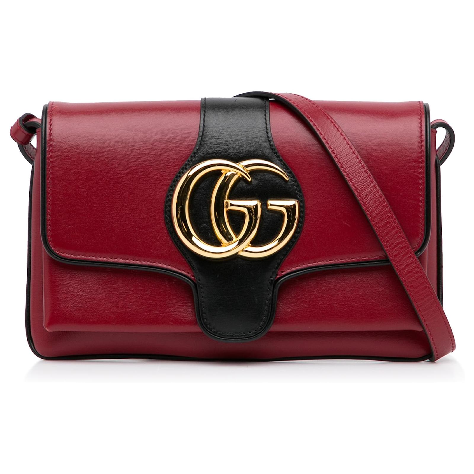 Gucci Arli Small Leather Shoulder Bag Red 550129