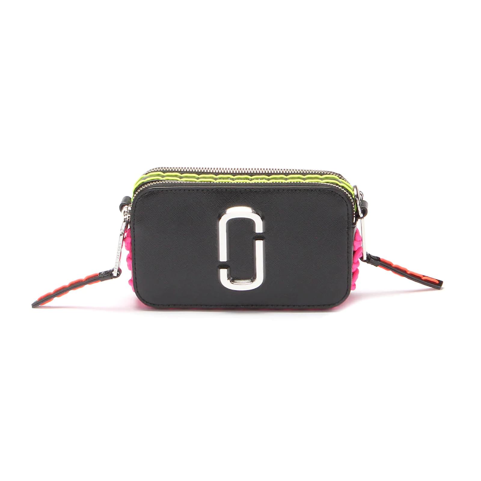 The Snapshot Leather Camera Bag in Black - Marc Jacobs