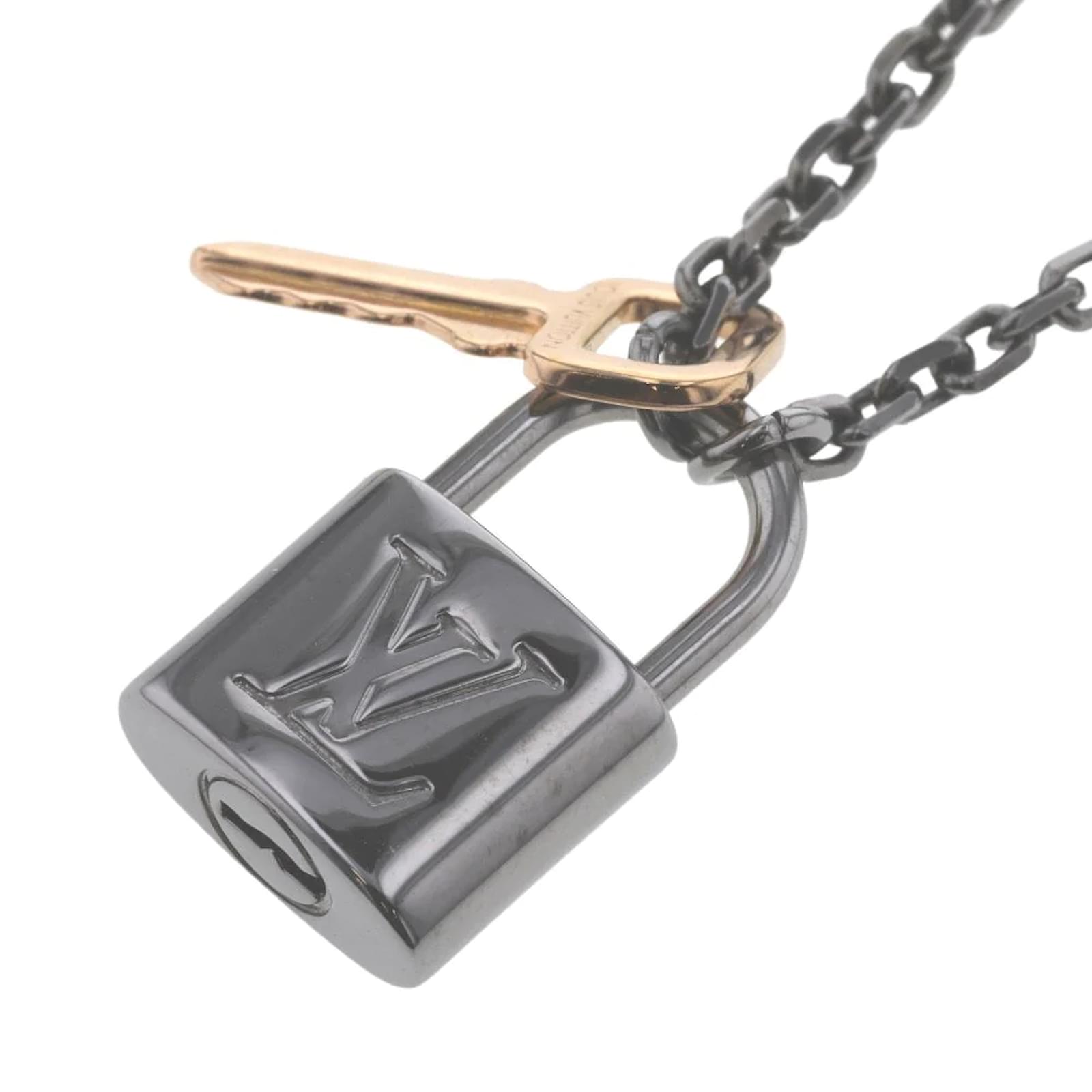 Louis Vuitton Lock Necklace - Shop on Pinterest
