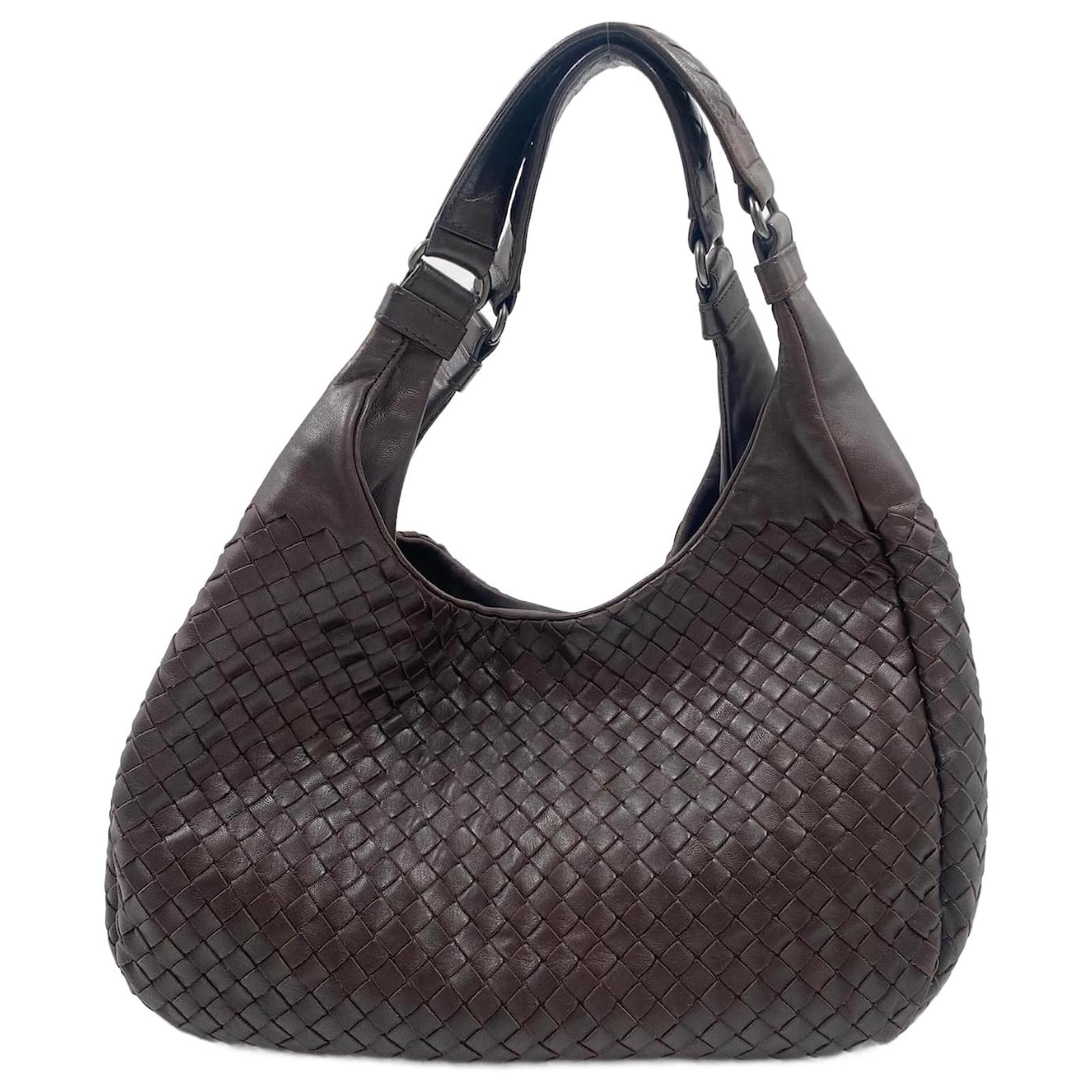 Bottega Veneta Brown Medium Intrecciato Hobo Bag Leather ref