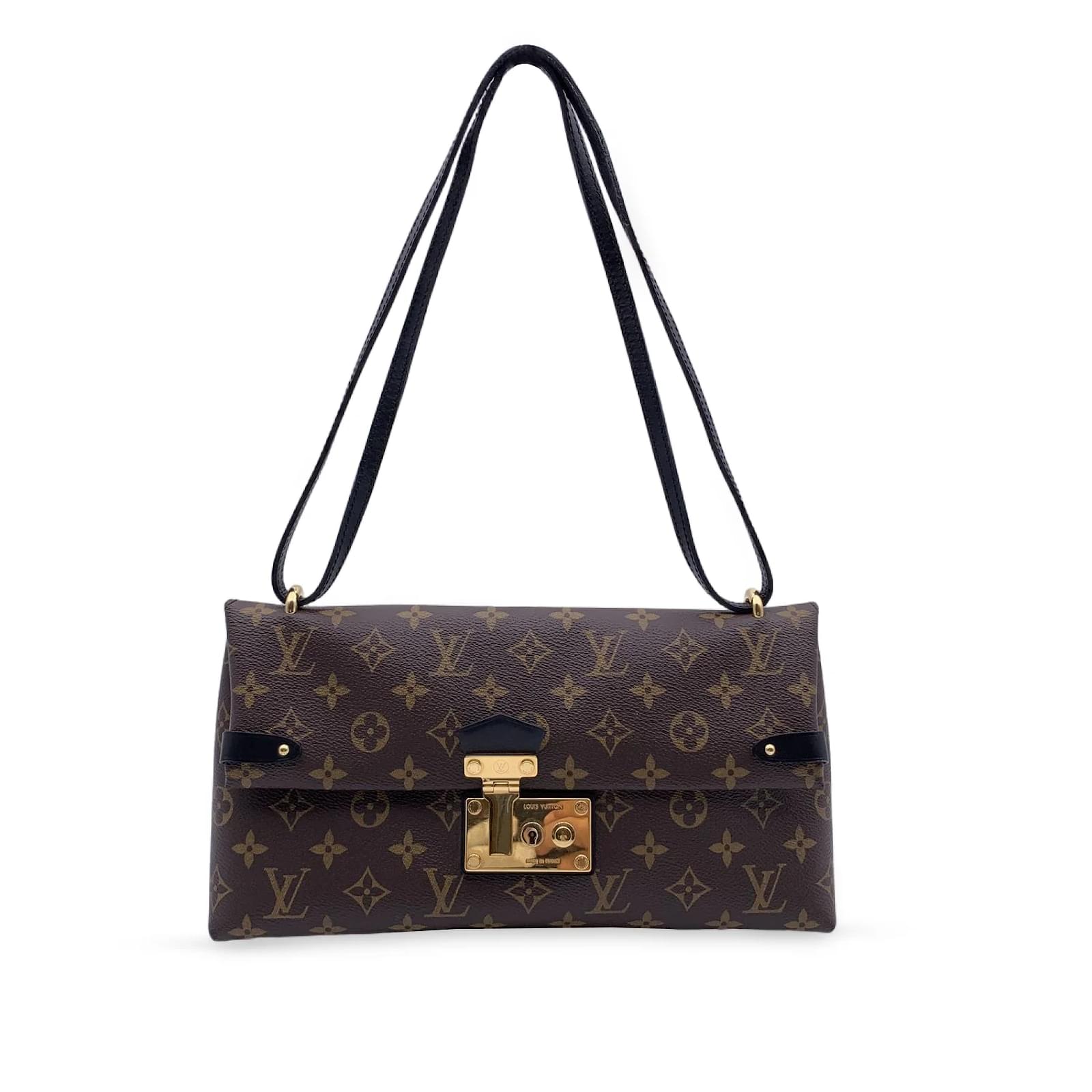 Louis Vuitton Monogram Canvas Sac Triangle Shoulder Bag Brown Cloth  ref.966115 - Joli Closet