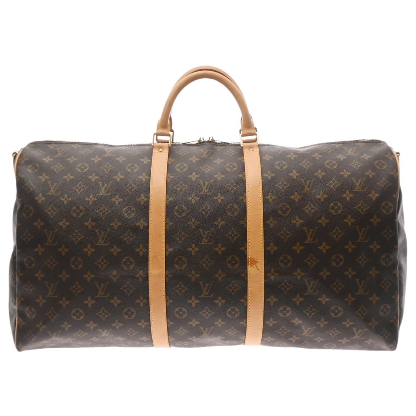 Louis Vuitton Monogram Keepall 60 Travel Large Duffle Bag M41412