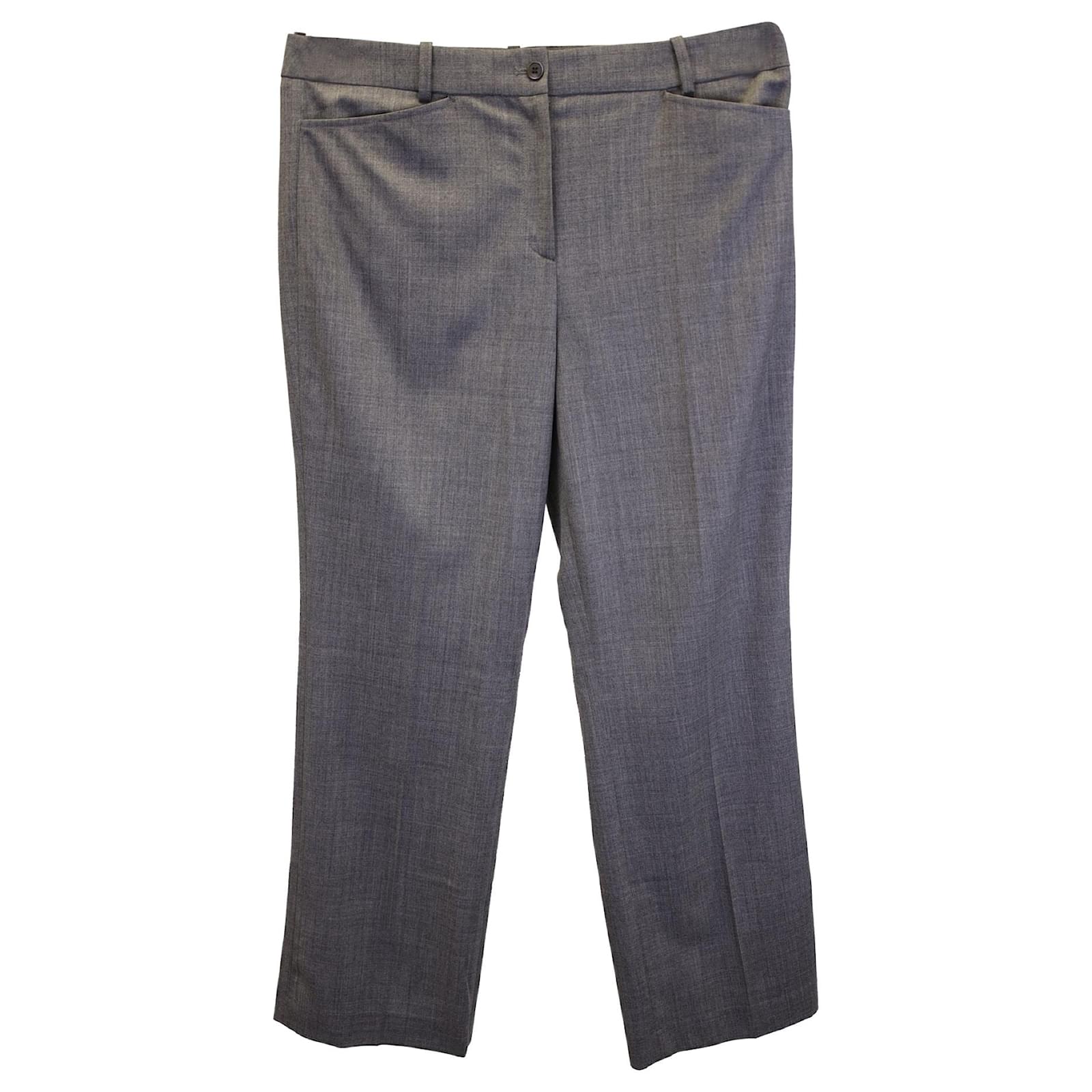 Pantalon en laine - bon état gris Joseph | La Redoute