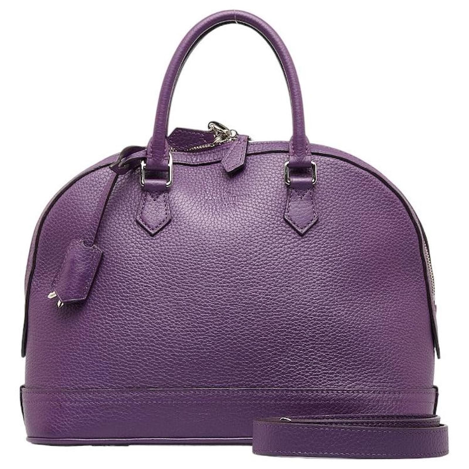 Louis Vuitton Purple Epi Alma BB
