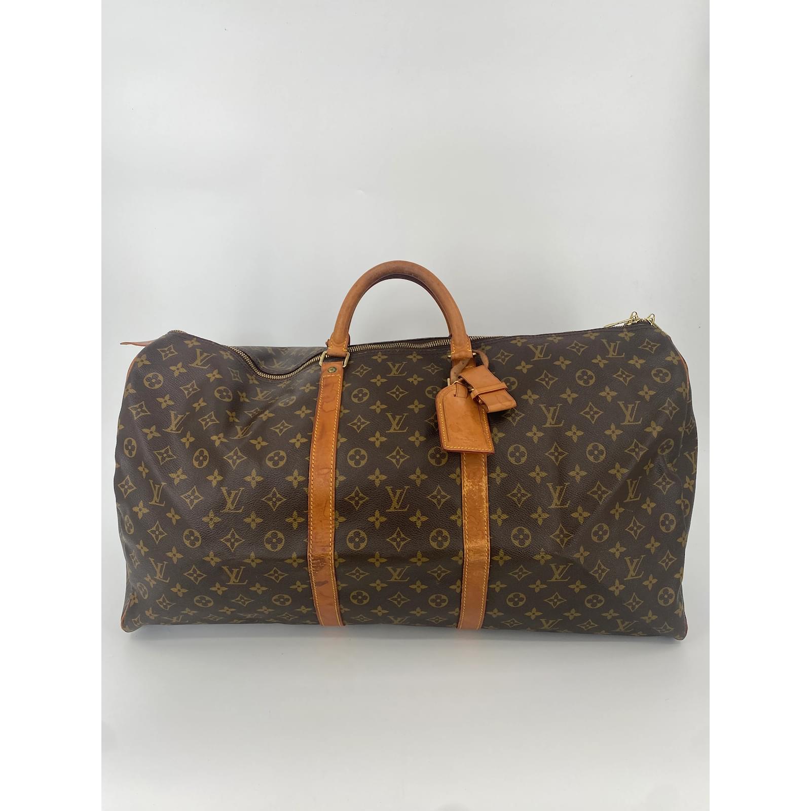 Louis Vuitton Vintage Keepall Monogram Canvas 50 Brown Cloth ref