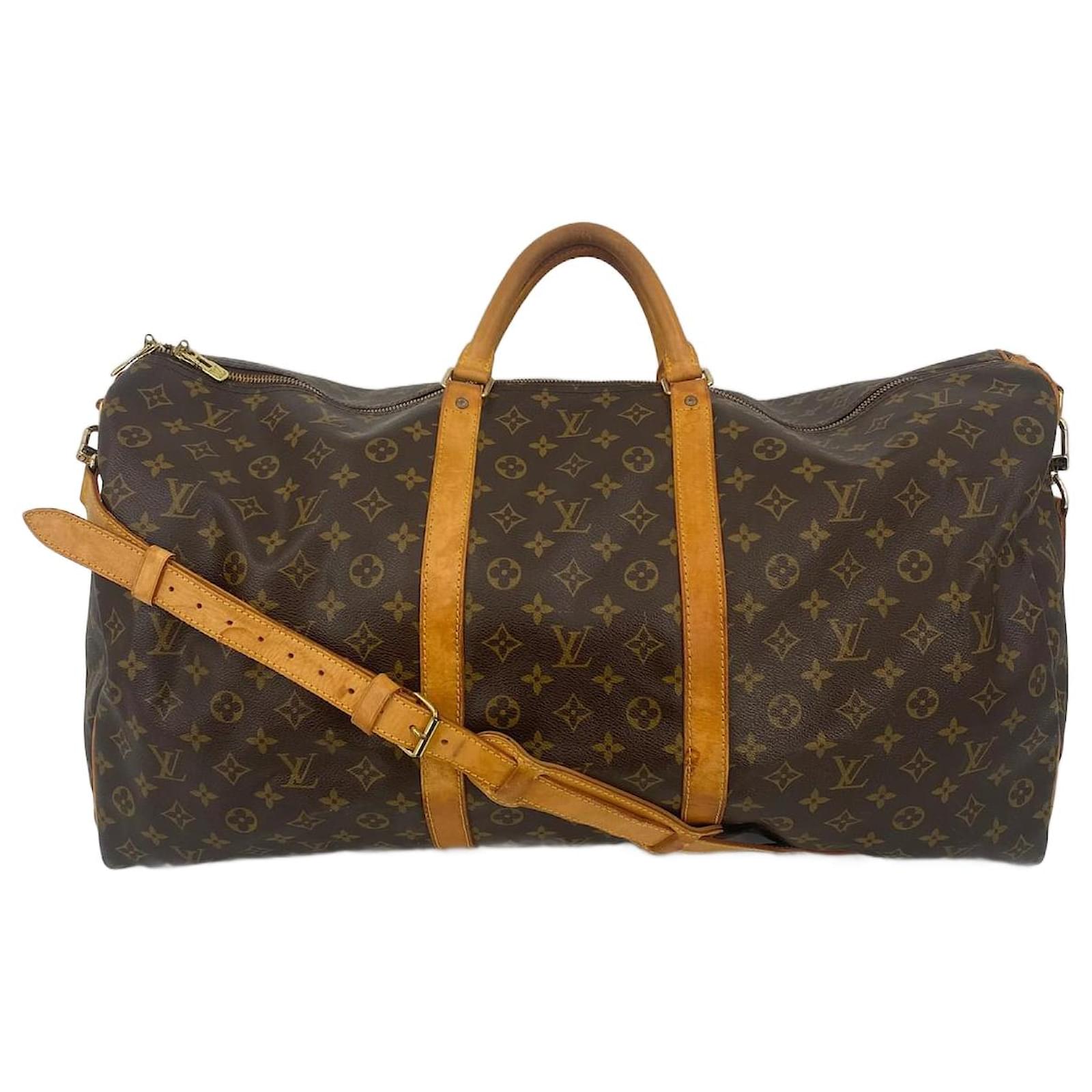 LOUIS VUITTON Keepall Bandouliere 60 Duffel Bag