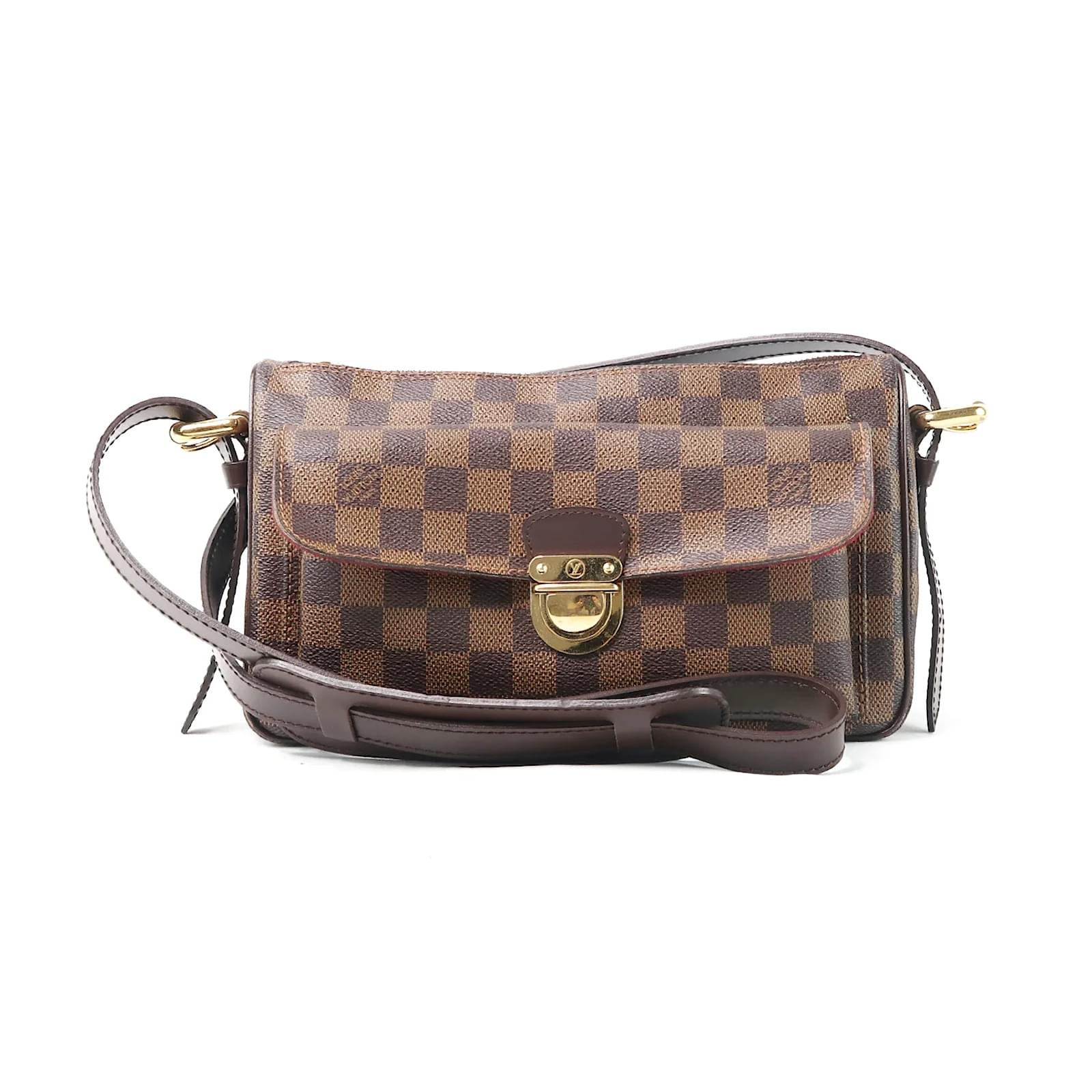 Louis Vuitton Ravello Gm Brown Canvas Shoulder Bag (Pre-Owned