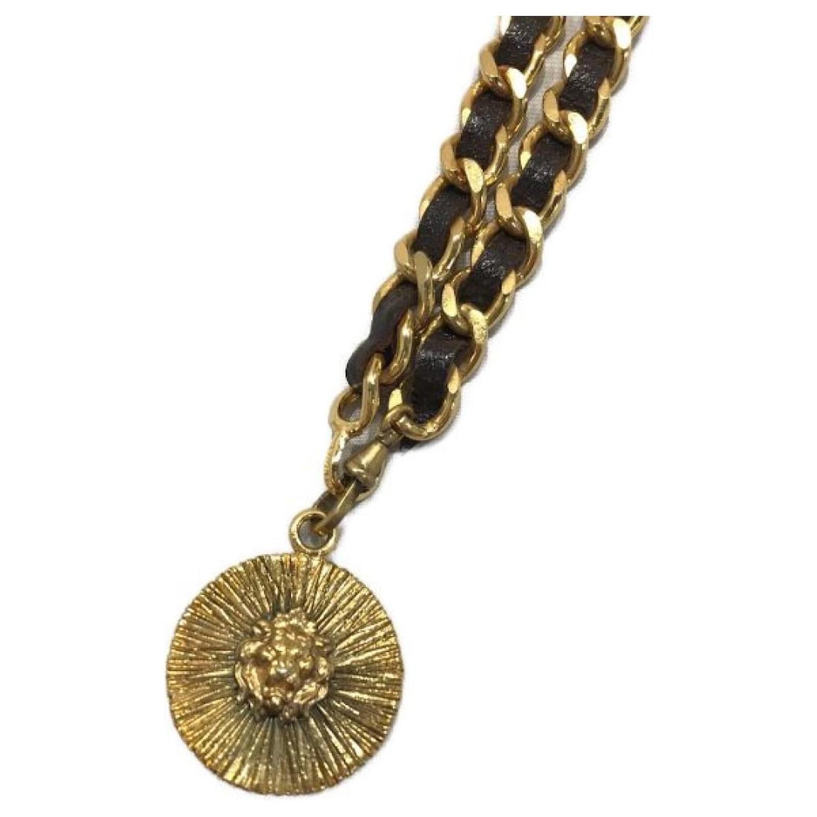 Chanel Lion Chain Pendant Necklace