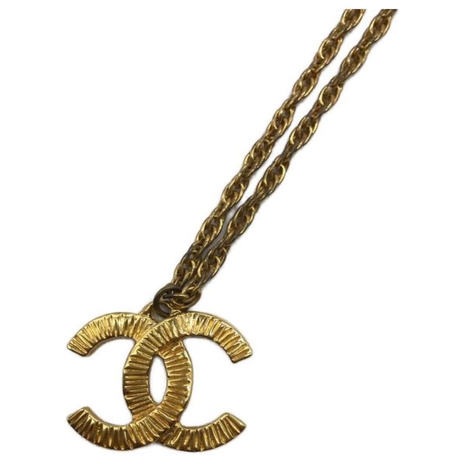 CHANEL coco mark necklace Golden ref.969015 - Joli Closet