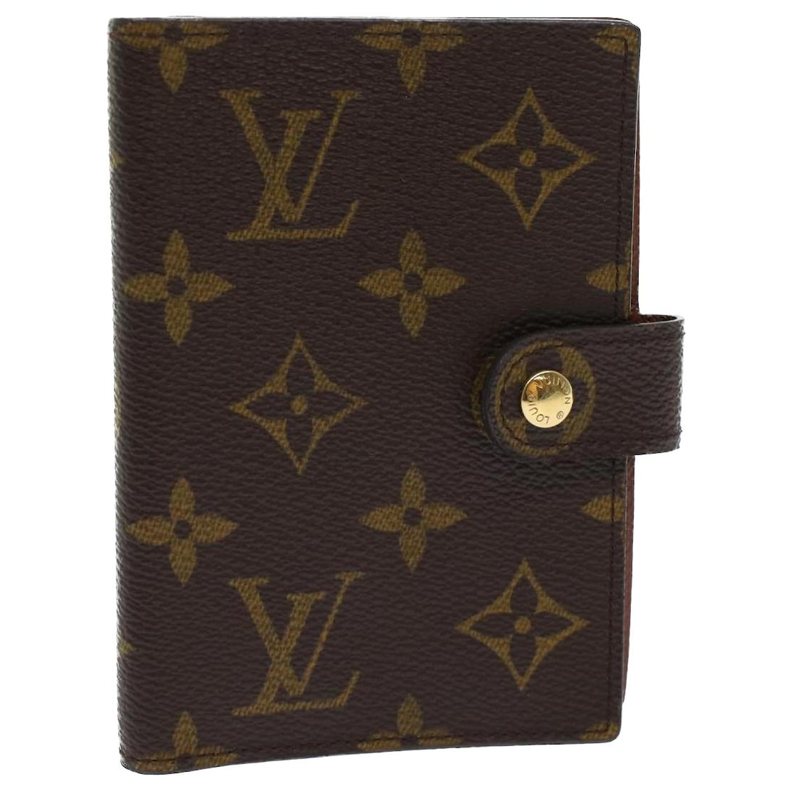 Shop Louis Vuitton MONOGRAM Pocket Agenda Cover (R20503) by