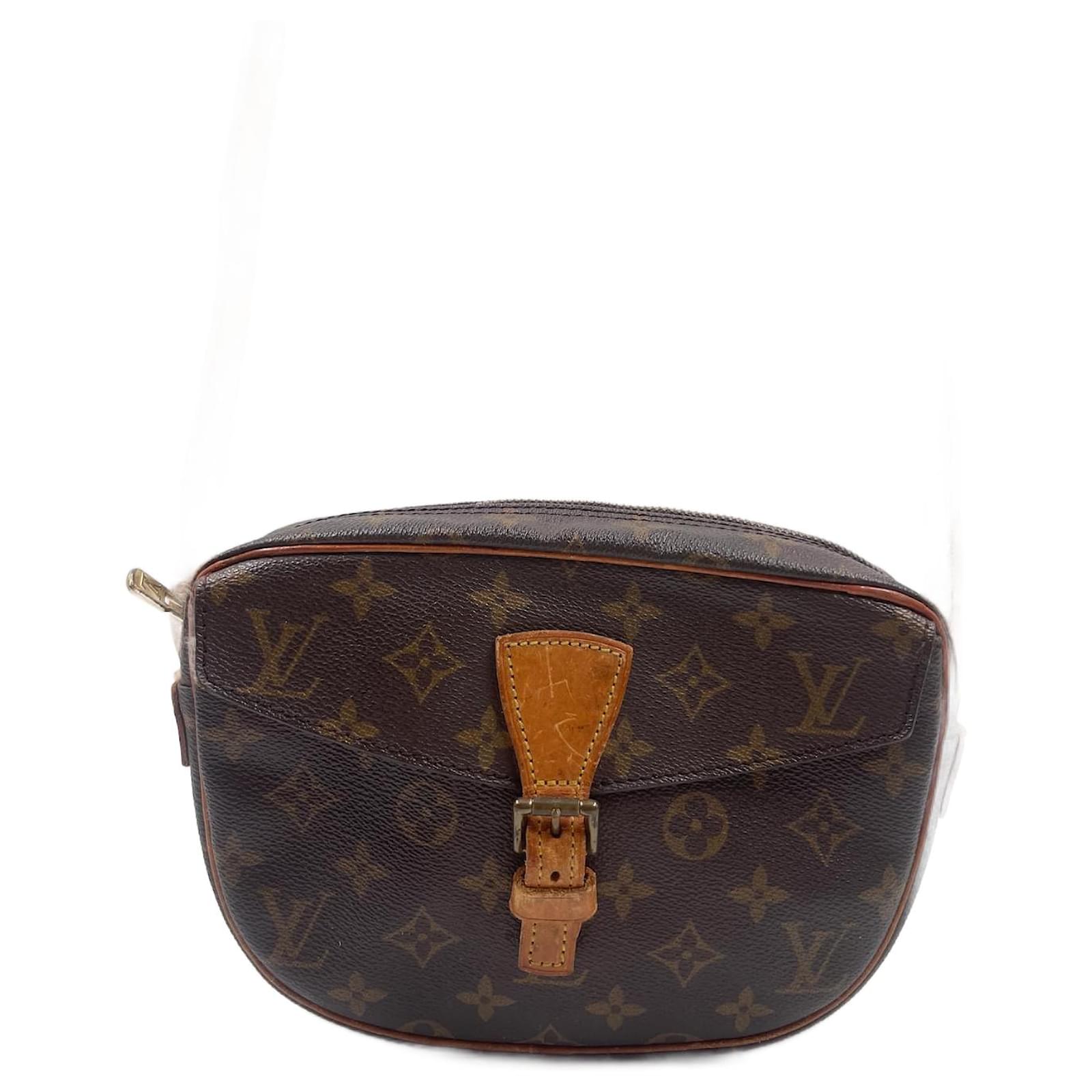 Coated Canvas Louis Vuitton Jeune Fille MM Brown Leather ref.969632 - Joli  Closet