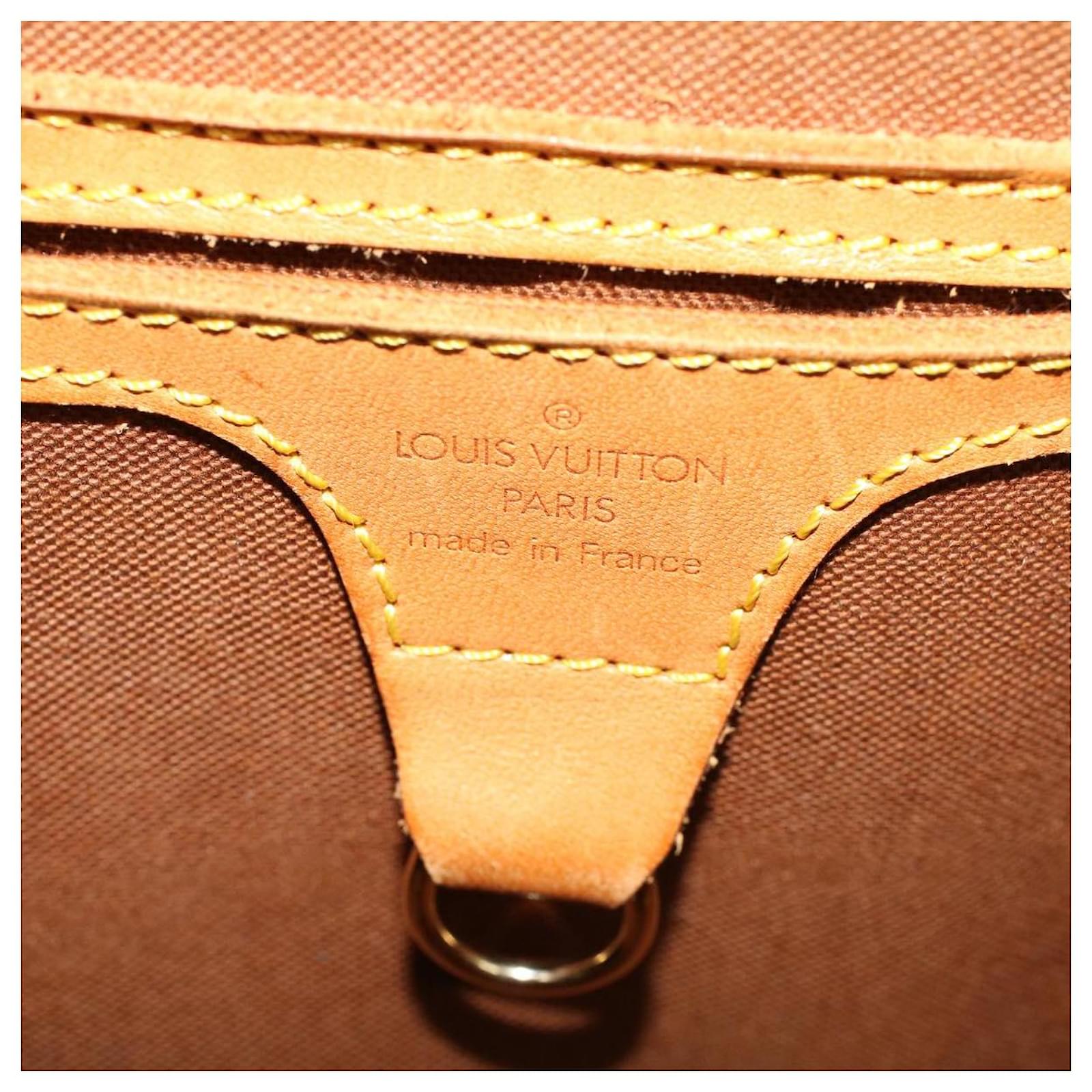 Auth Louis Vuitton Ellipse GM Monogram M51128 Handle Strap Leather
