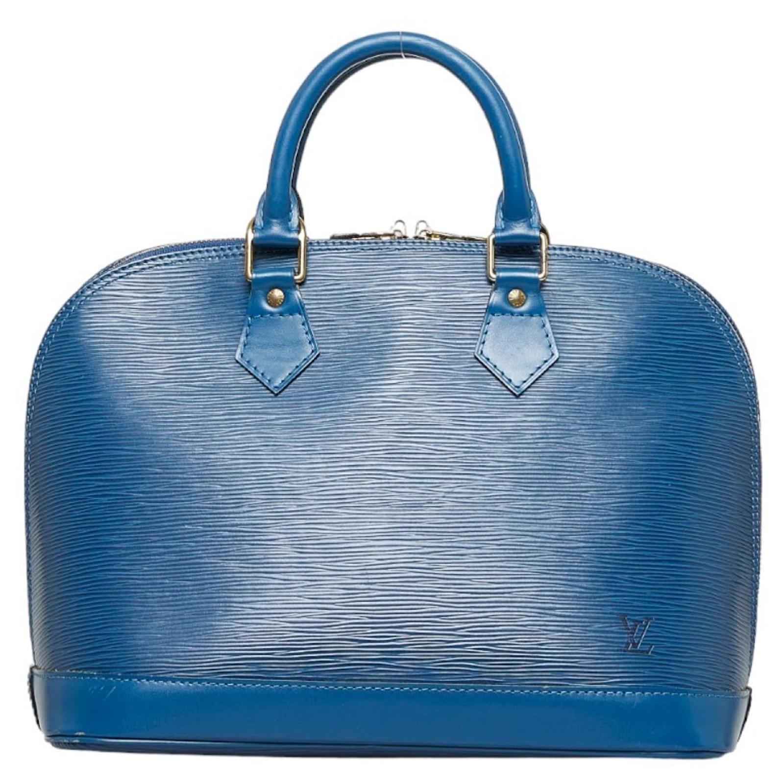 Louis Vuitton Alma Blue Leather ref.969931 - Joli Closet