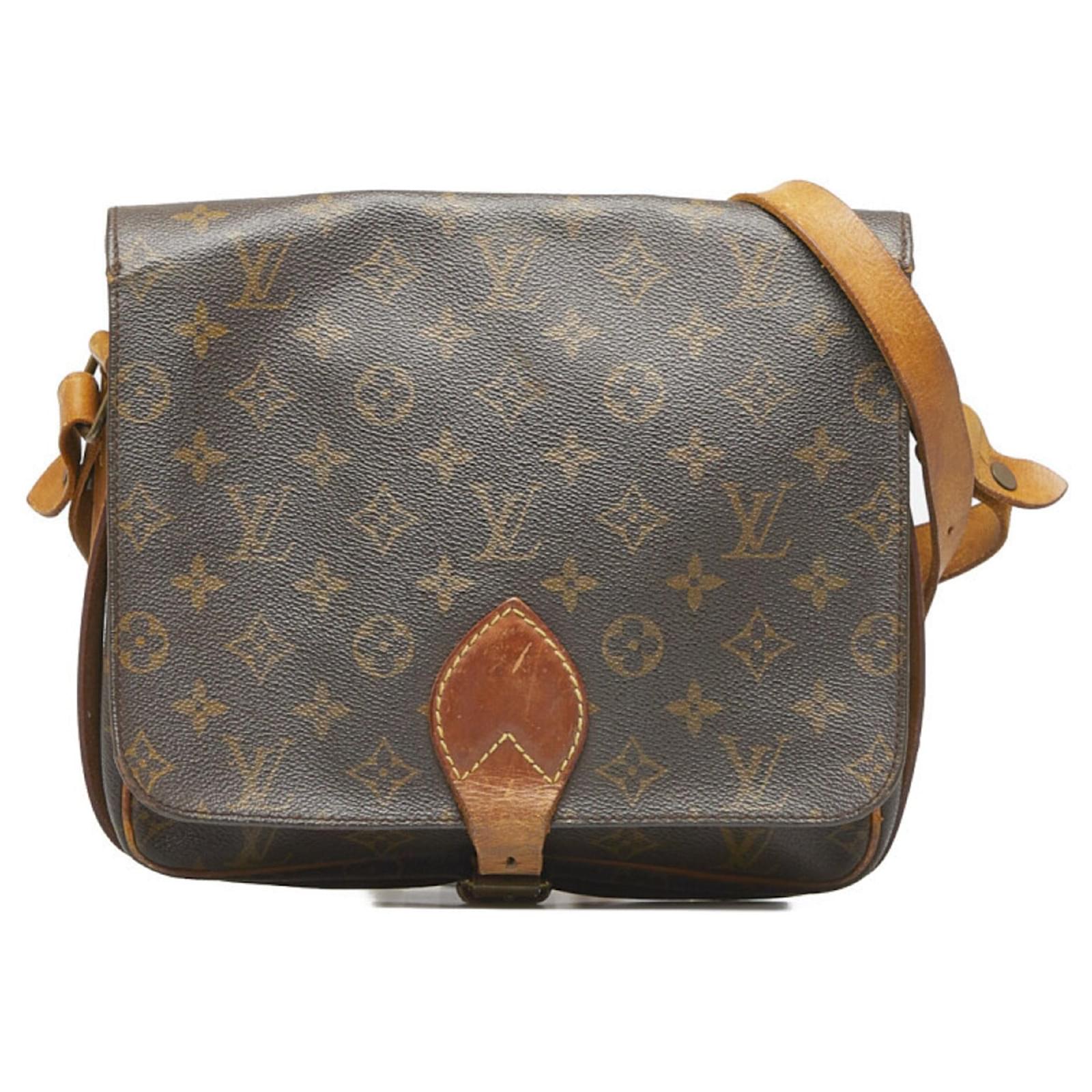 Cartouchiere Louis Vuitton Cartouchière Brown Cloth ref.744449 - Joli Closet