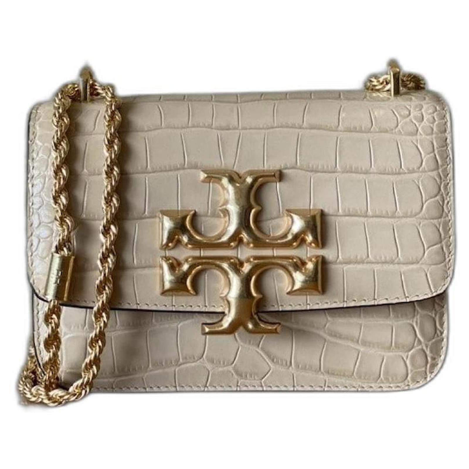 Tory Burch Handbags White Leather ref.970060 - Joli Closet