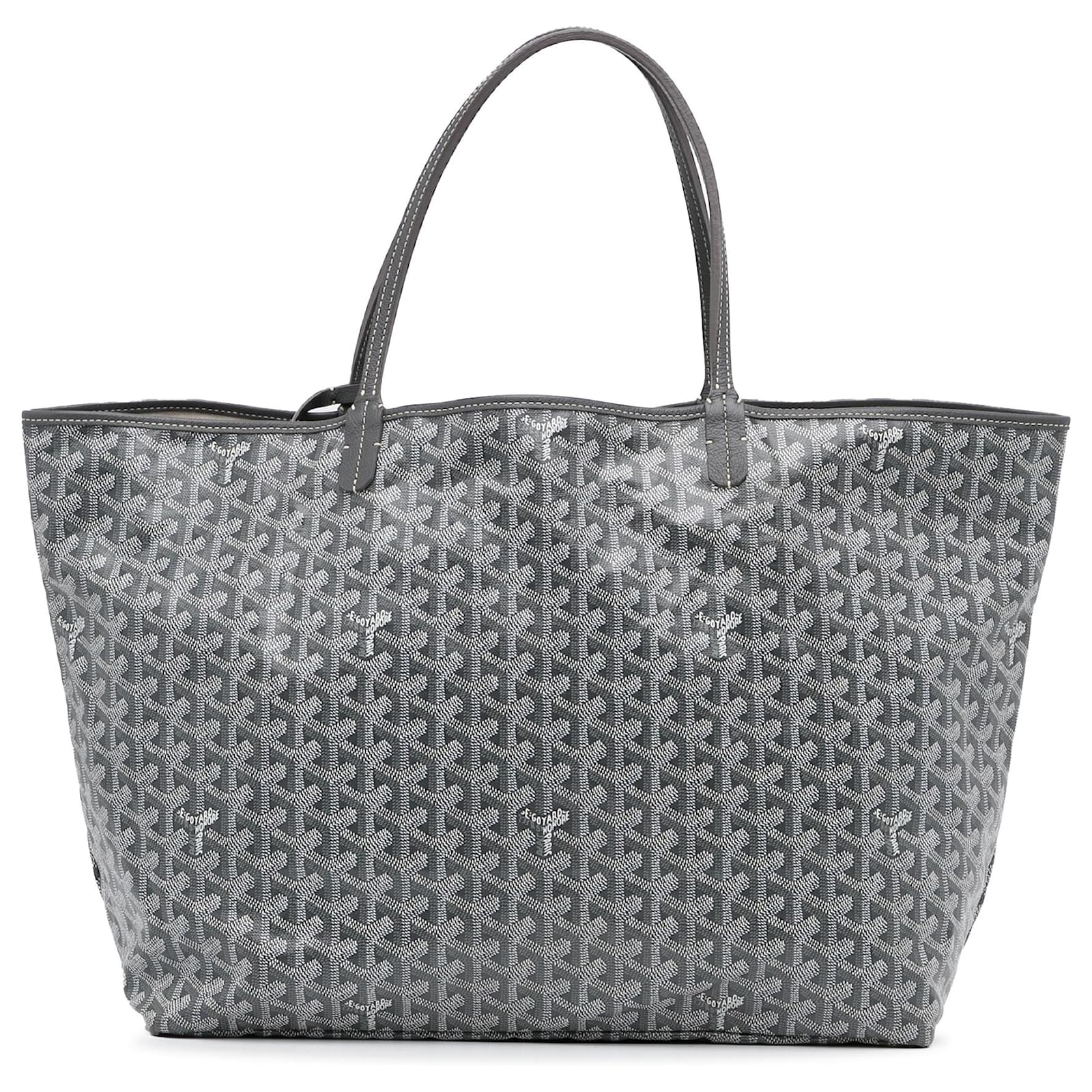 Goyard Black & Tan Goyardine Saint Louis GM Tote