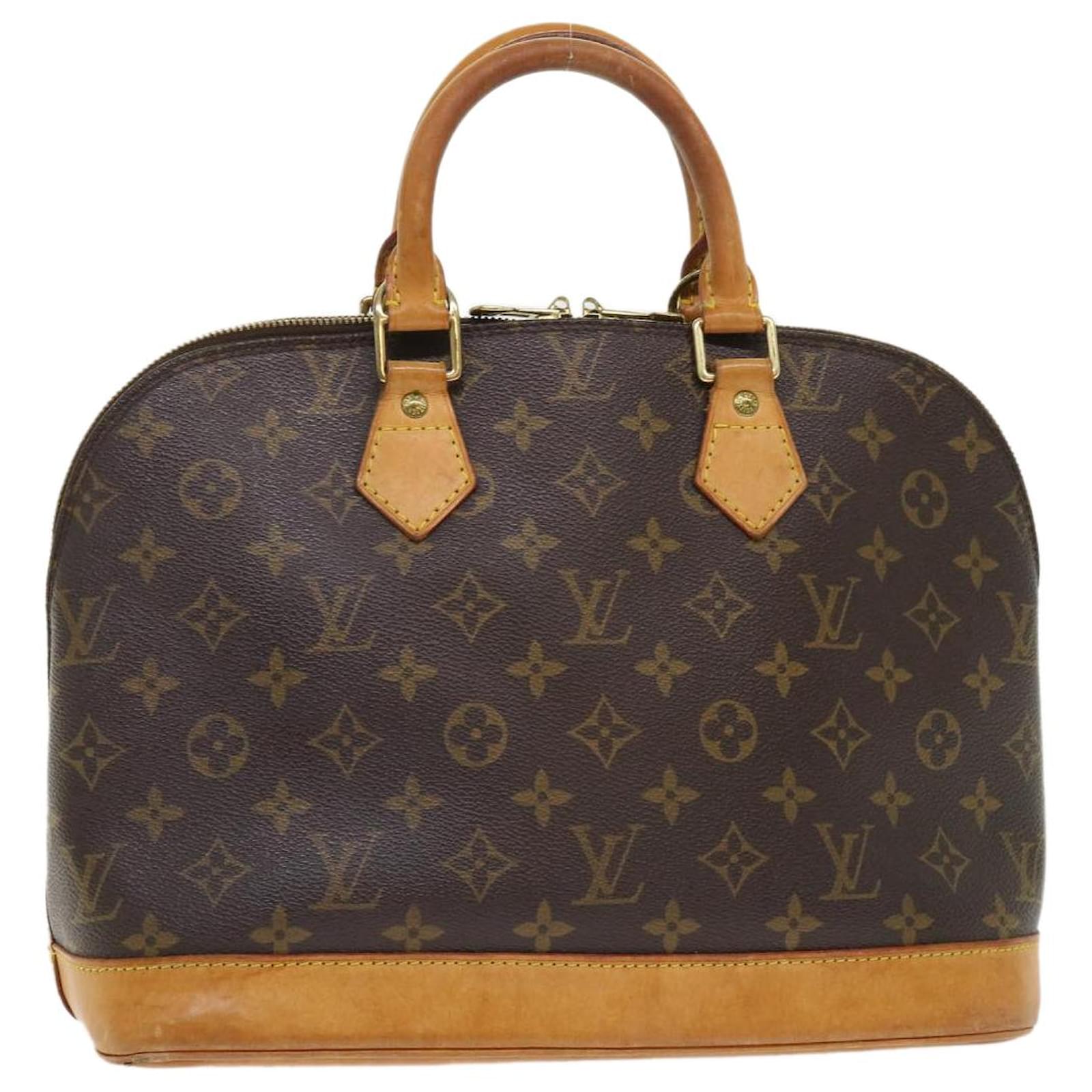 Auth Louis Vuitton Monogram Alma M51130 Women's Handbag