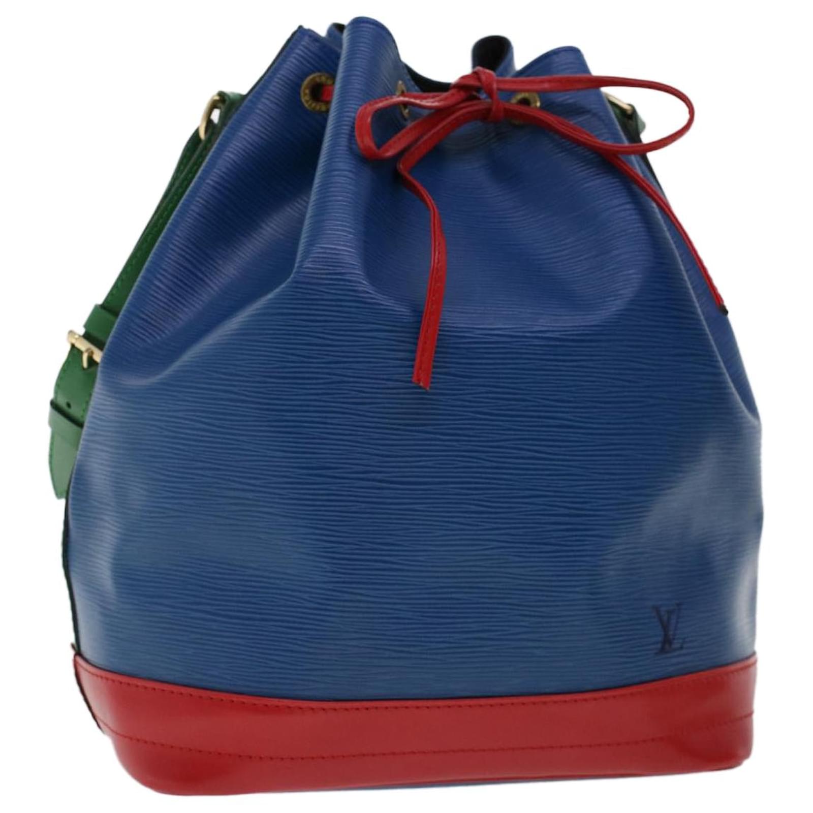 LOUIS VUITTON Epi Tricolor Noe Shoulder Bag Red Blue Green M44084 LV Auth  46274 Leather ref.970294 - Joli Closet
