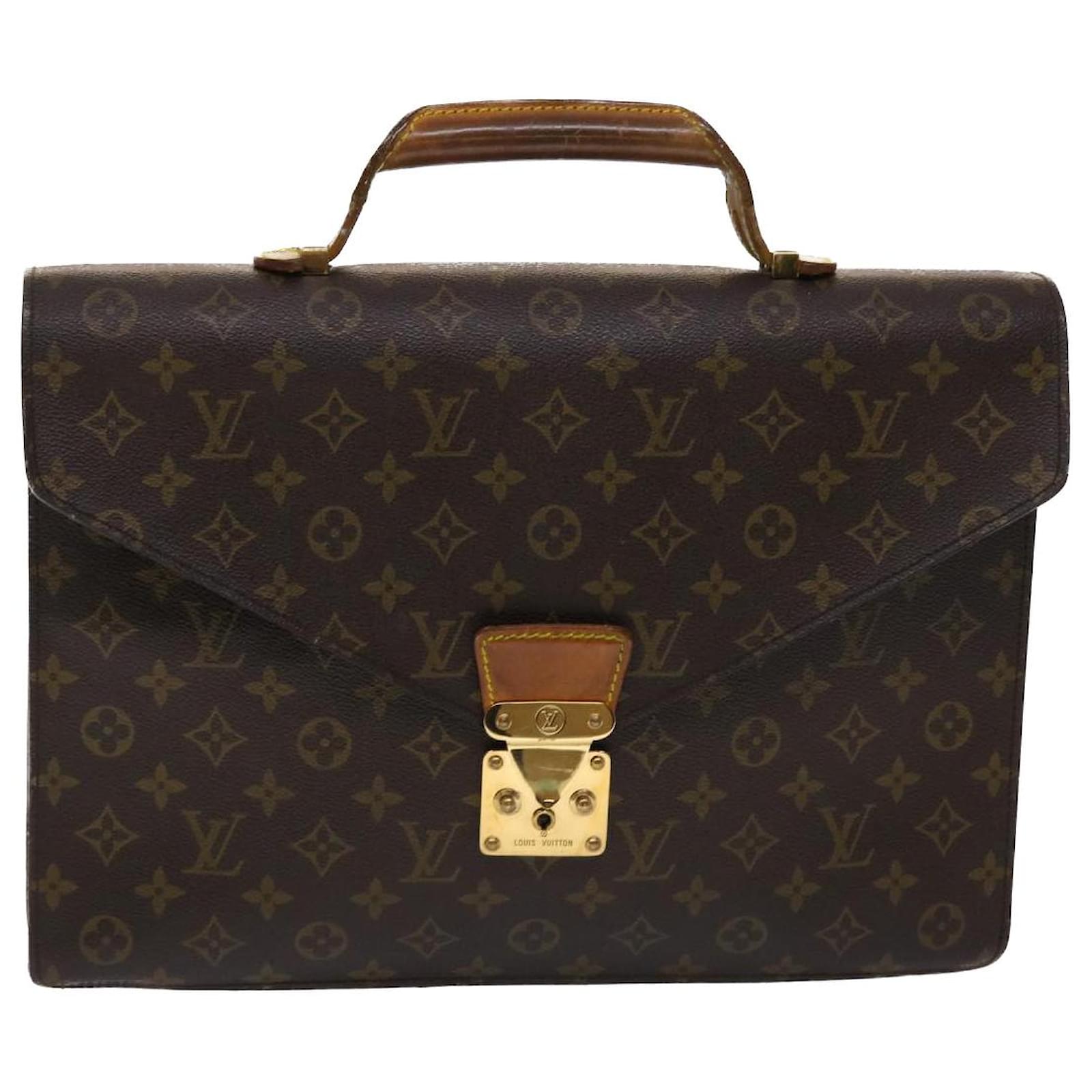 Louis Vuitton Monogram Serviette Conseiller Briefcase Brown